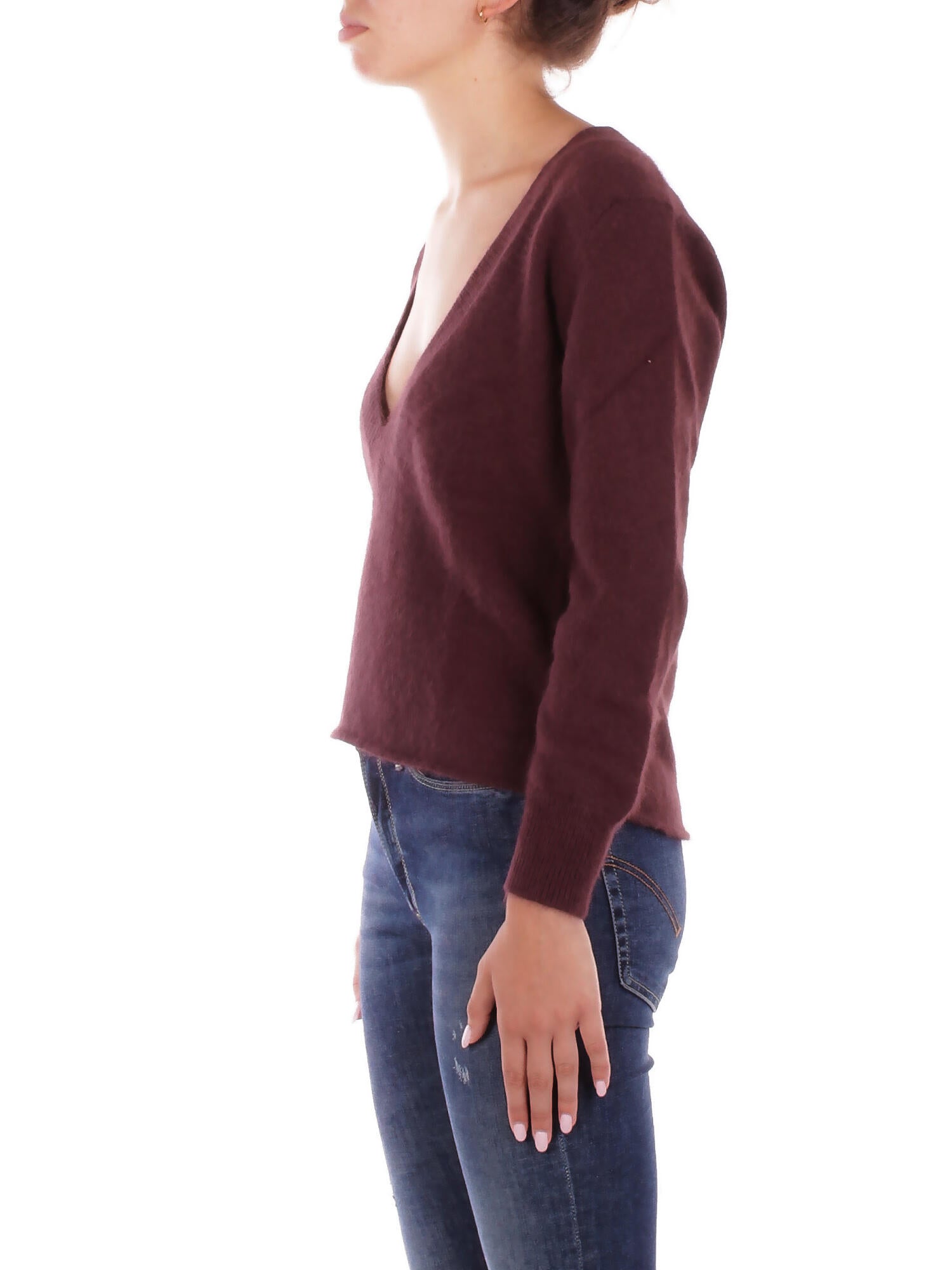 Image of SOLOTRE Donna Maglia M3F0080 FU69S FONDENTE  Fondente