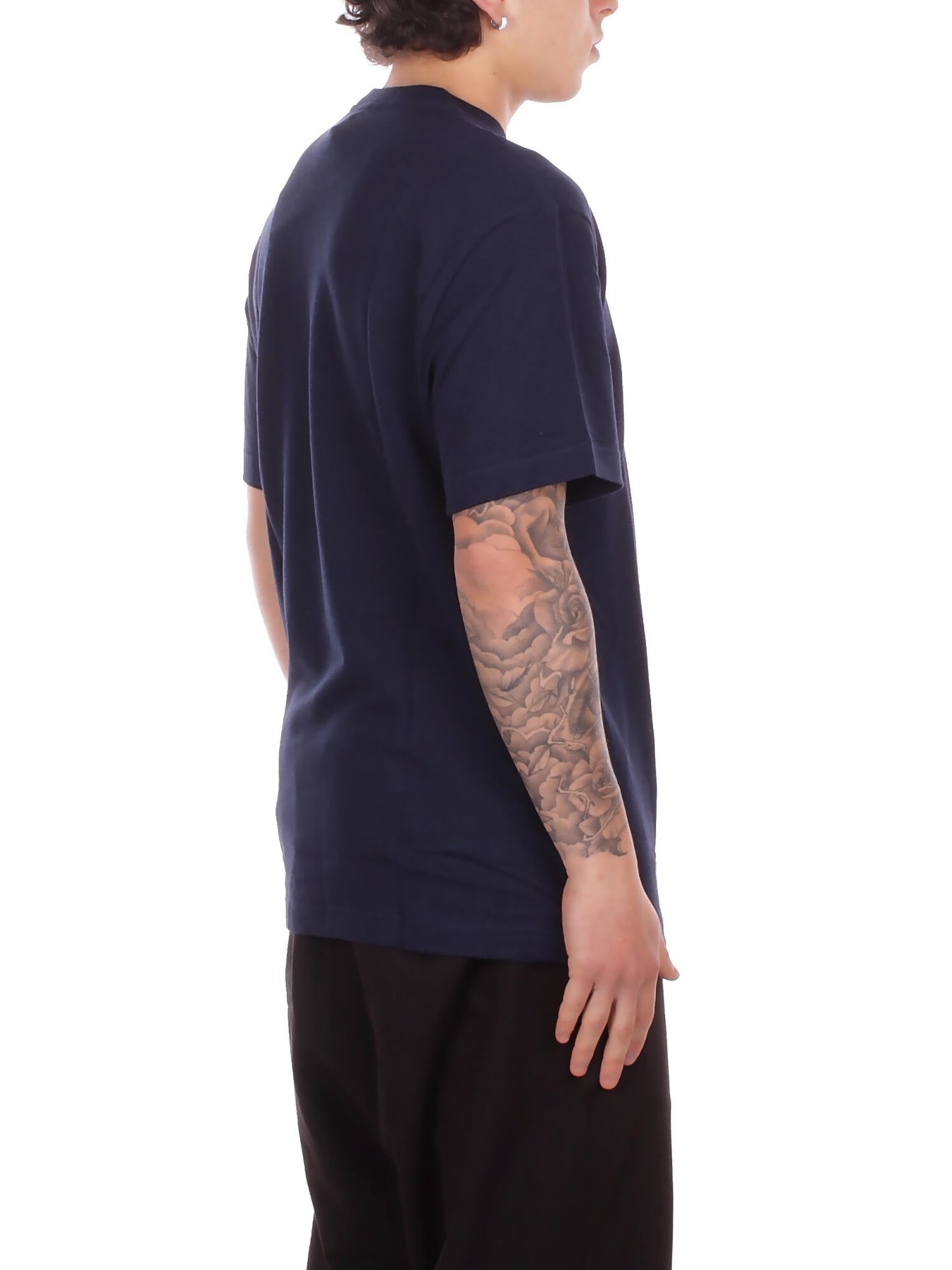 LACOSTE Uomo T-shirt TH0629 166 Tee shirt Blu