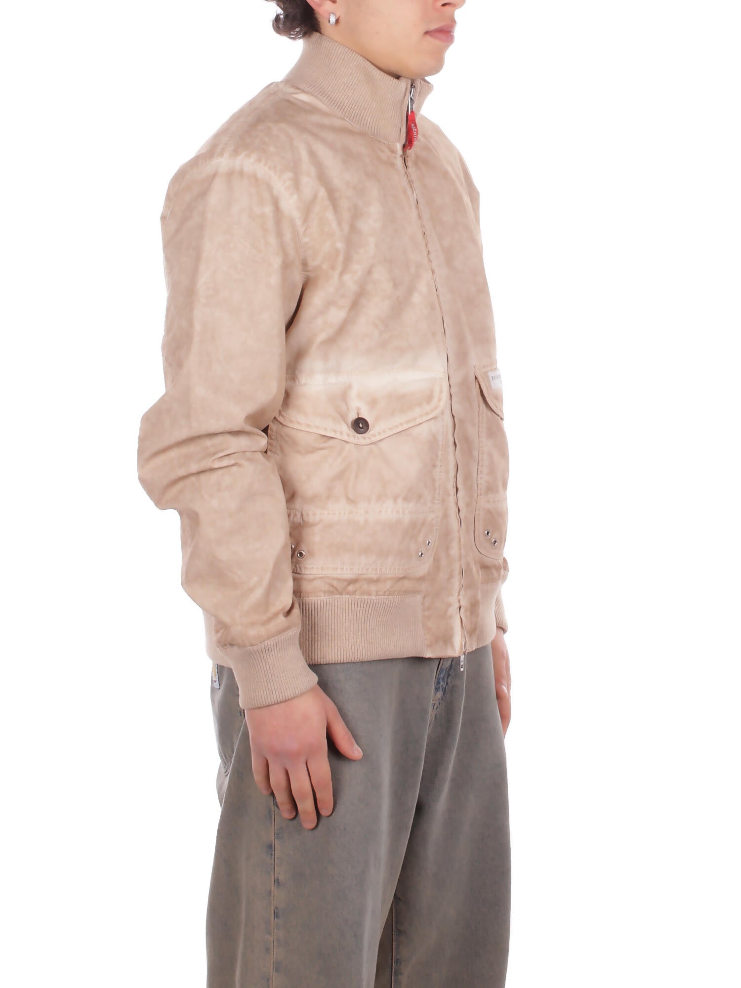 FAY Uomo Giubbotto NAM1152081 TZB1C006 Bomber archive Mastice
