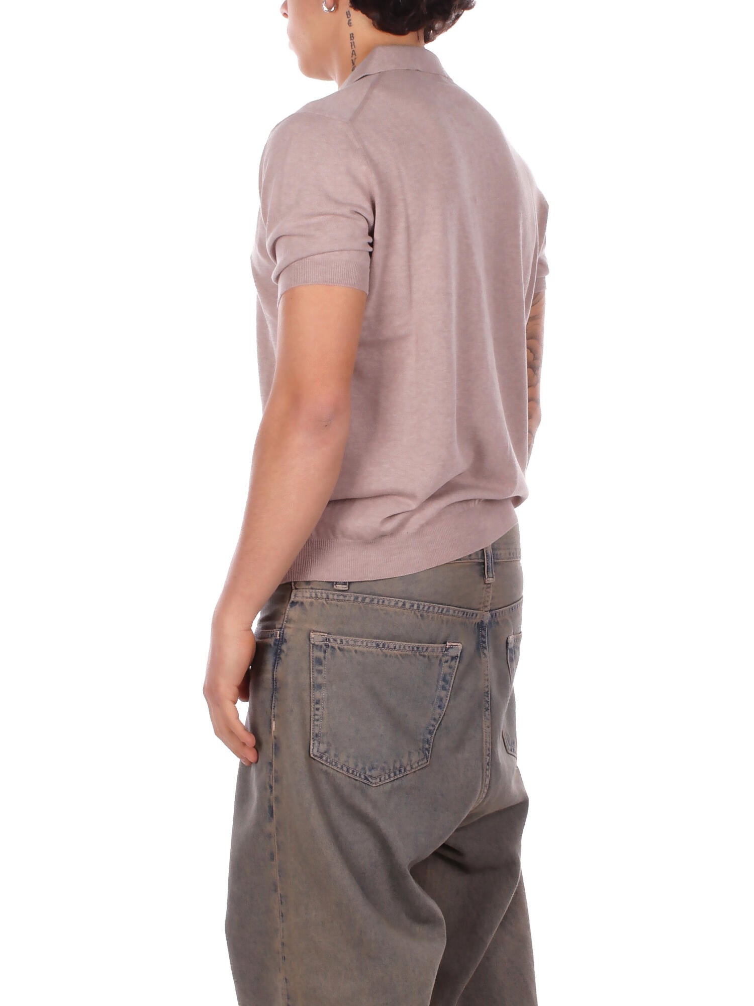 Image of TAGLIATORE Uomo Polo KEITHGSE2601 101  Fango