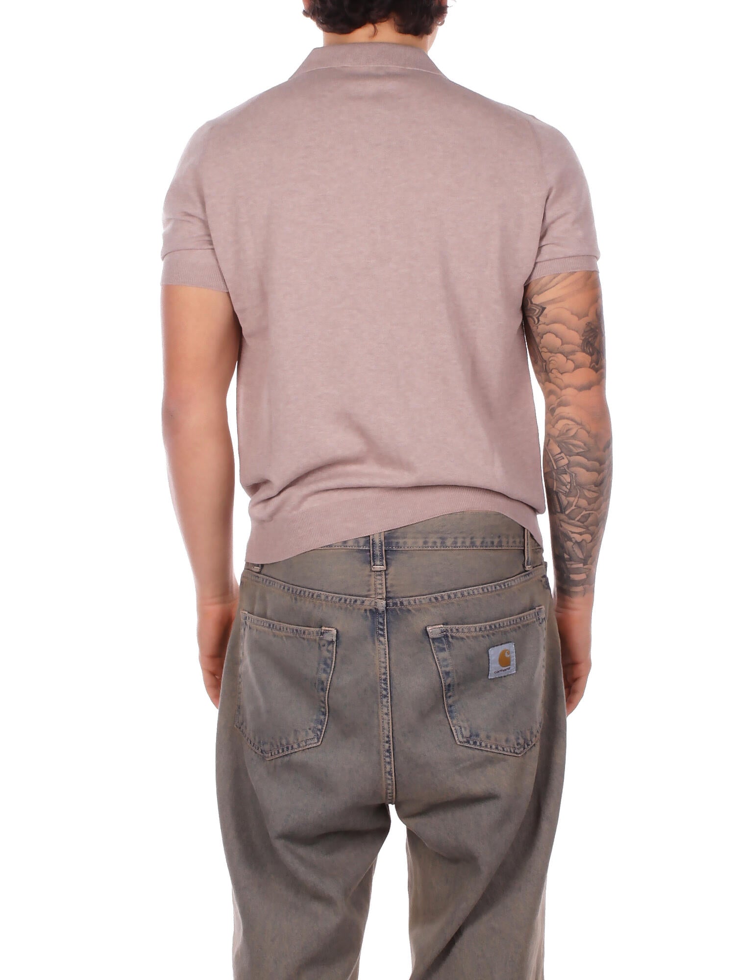 Image of TAGLIATORE Uomo Polo KEITHGSE2601 101  Fango
