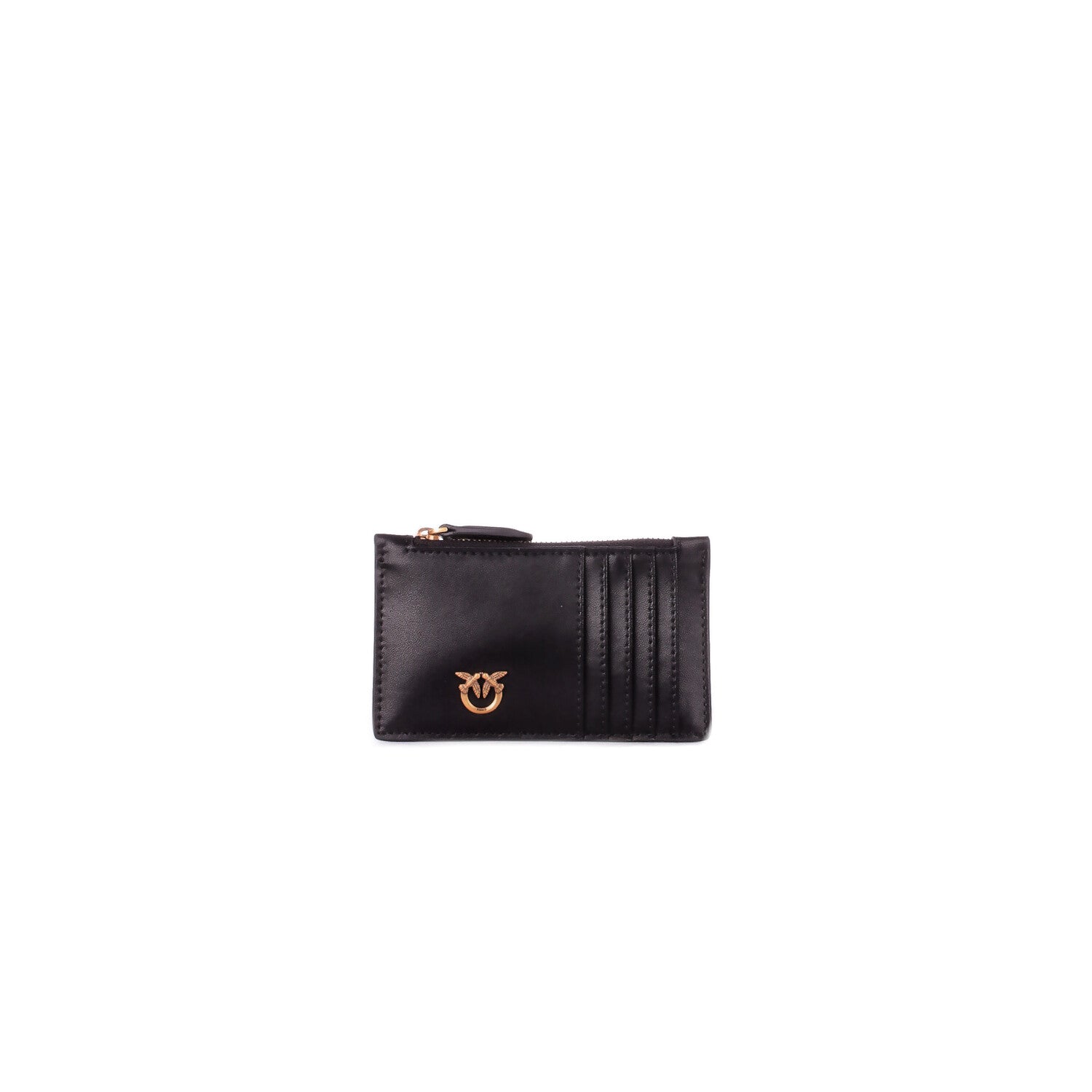 PINKO Donna Portafogli 100251A0F1 Z99Q Airone cardholder vit Nero gold