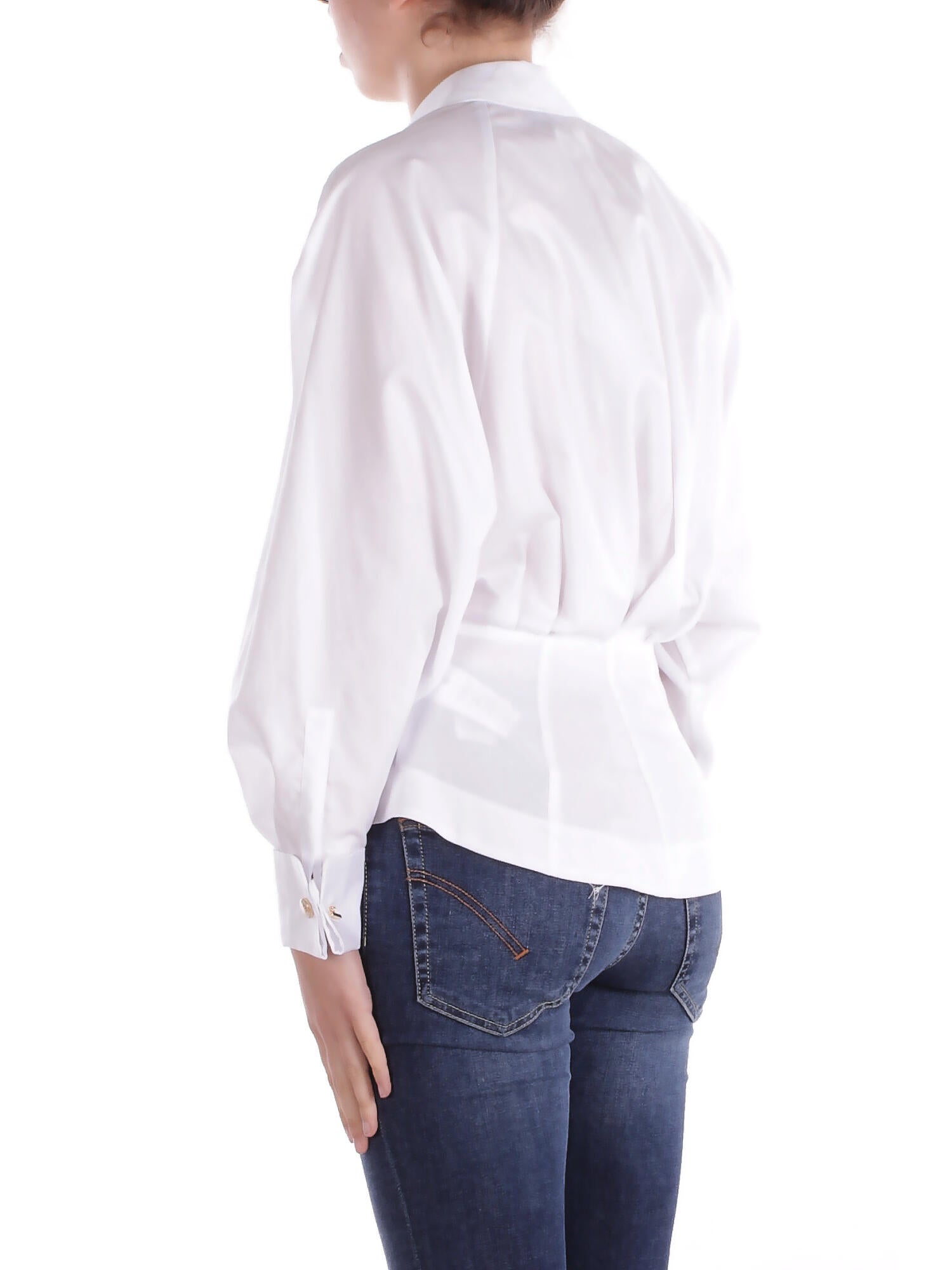Image of ELISABETTA FRANCHI Donna Camicia CA11252E2 100  Bianco