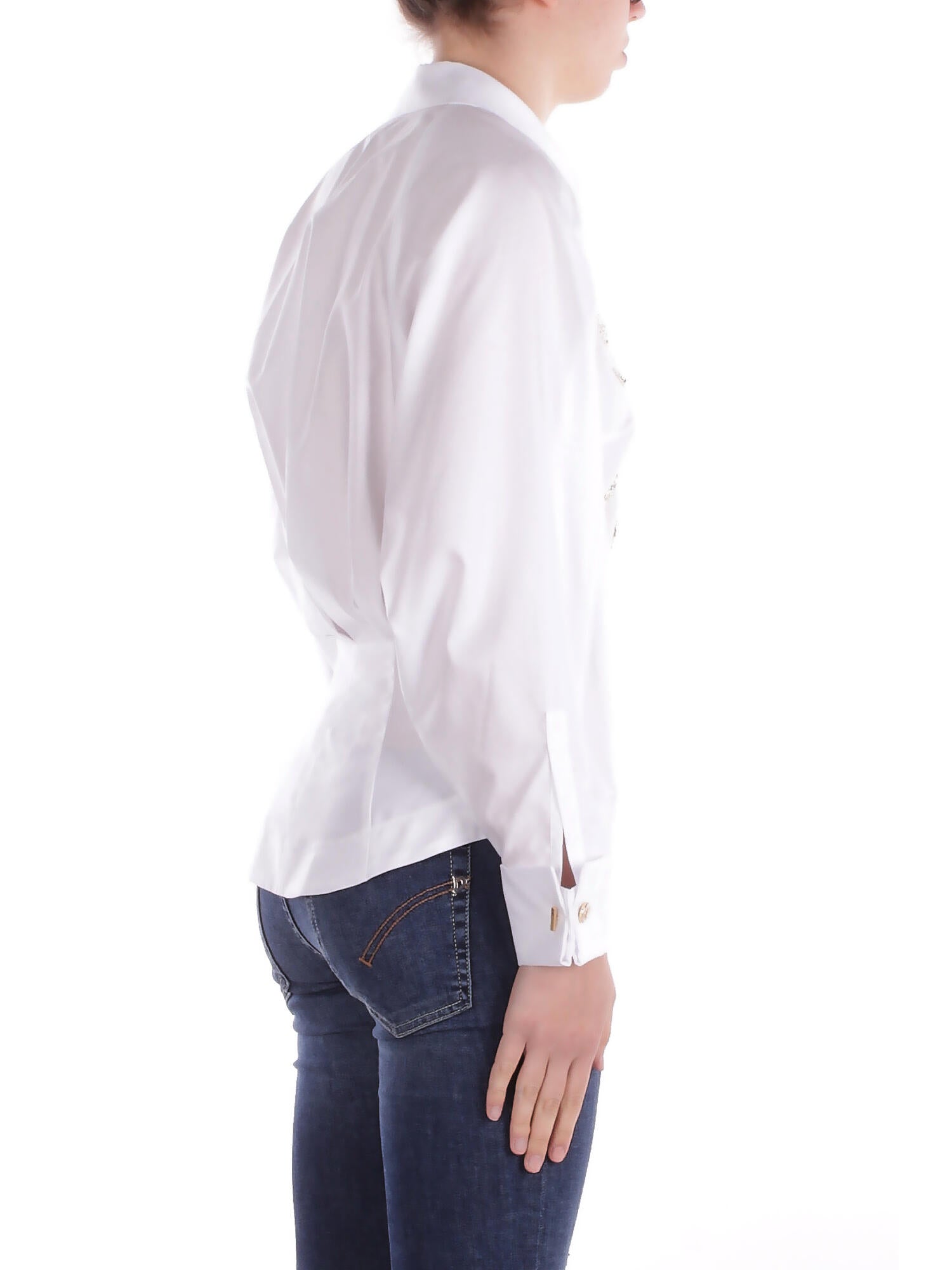 ELISABETTA FRANCHI Donna Camicia CA11252E2 100  Bianco
