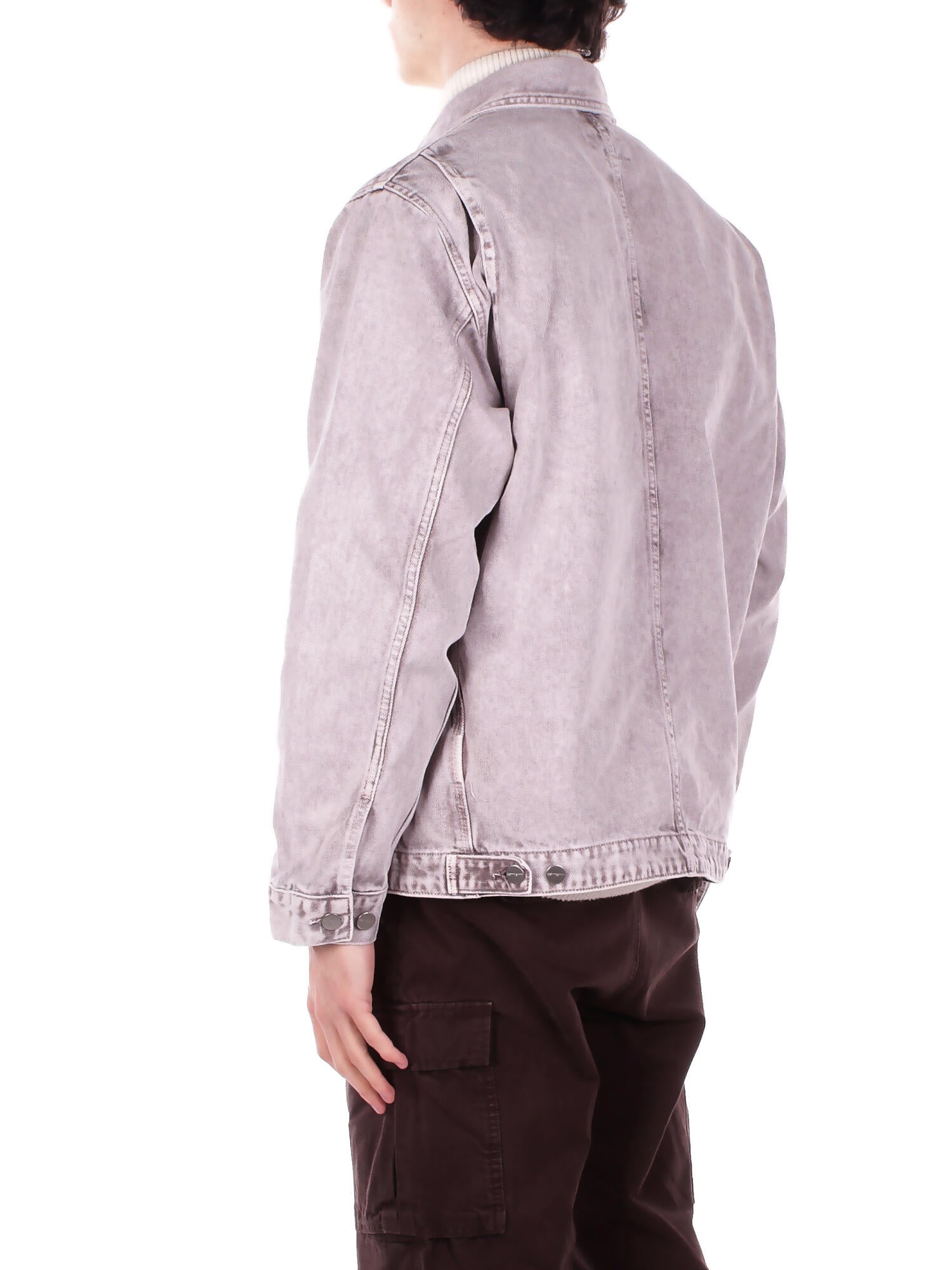 Image of CARHARTT WIP Uomo Giubbotto I036496 3IS5F Og double front jkt smithfield Gesso