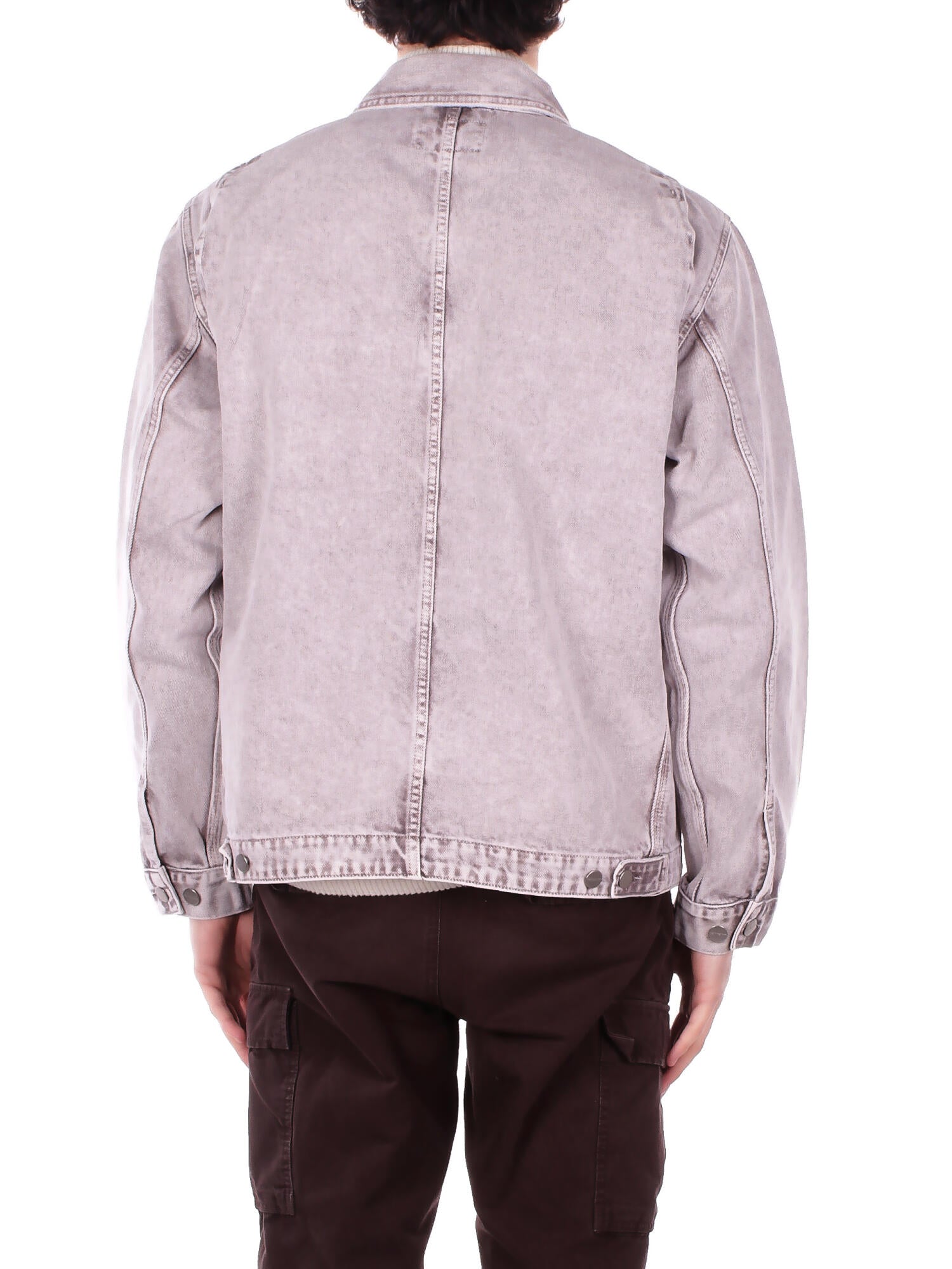 Image of CARHARTT WIP Uomo Giubbotto I036496 3IS5F Og double front jkt smithfield Gesso