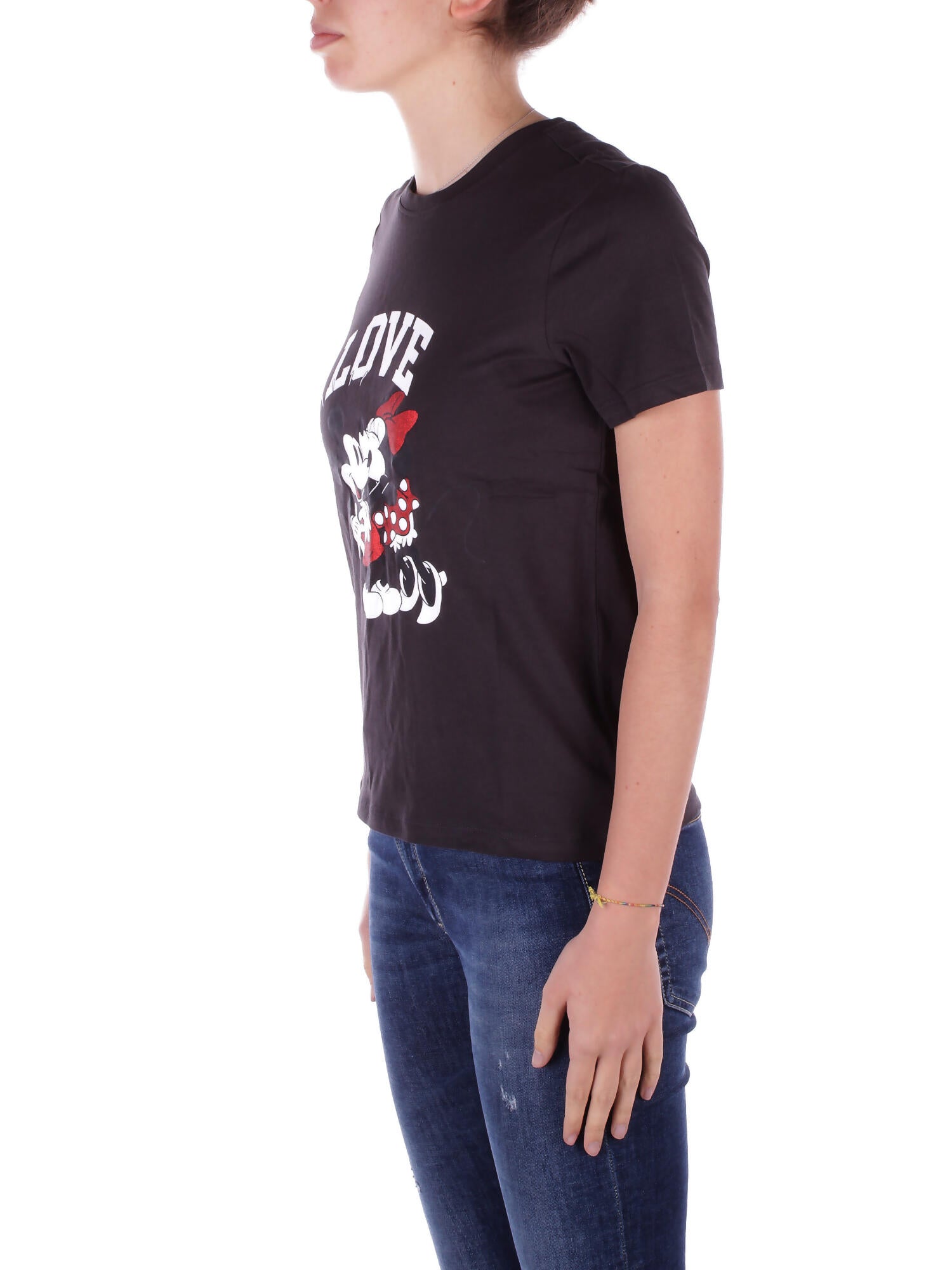 ONLY Donna T-shirt 15317991 PHANTOM Onlmickey life reg s\s valenti Phantom