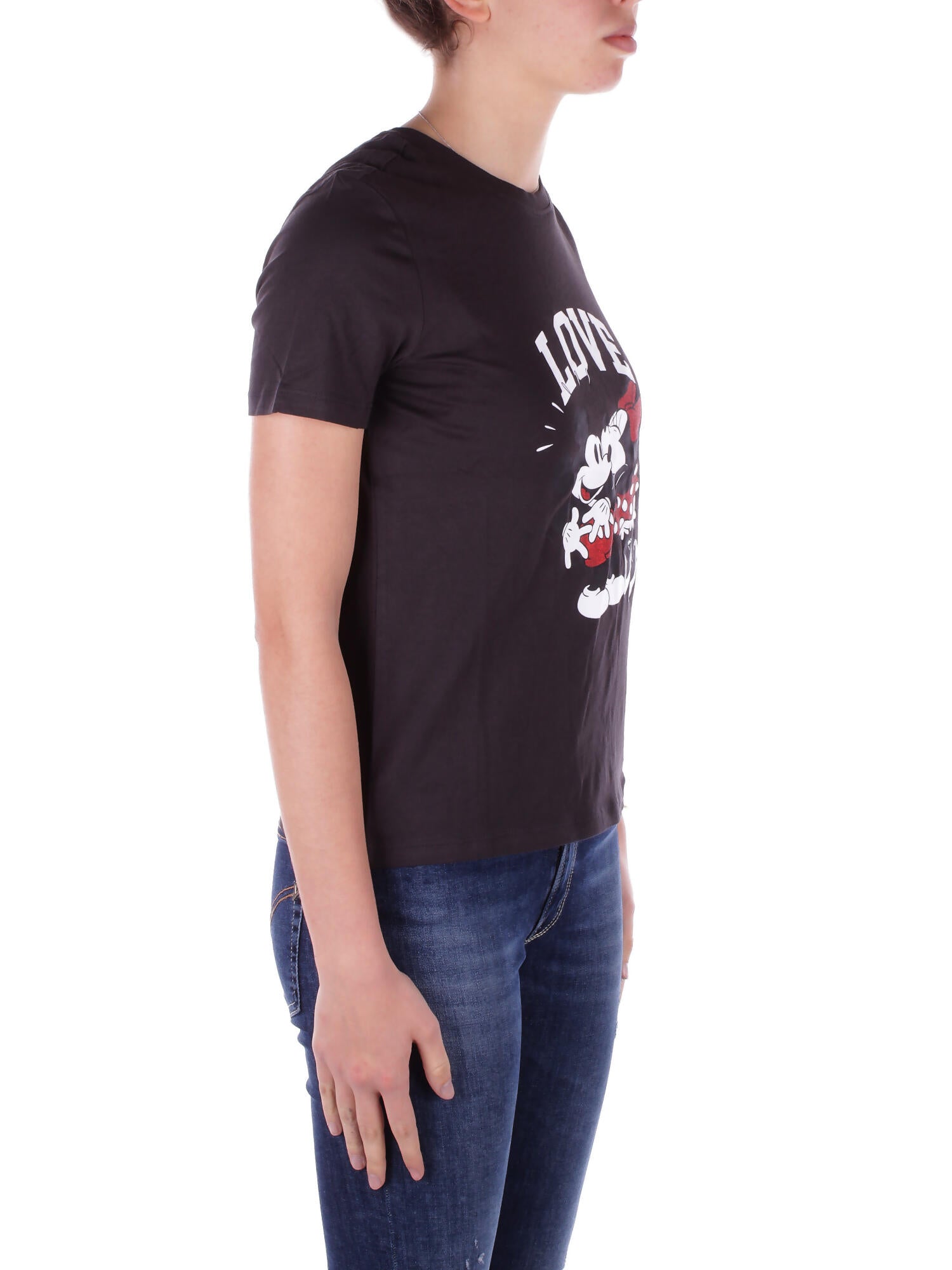 ONLY Donna T-shirt 15317991 PHANTOM Onlmickey life reg s\s valenti Phantom