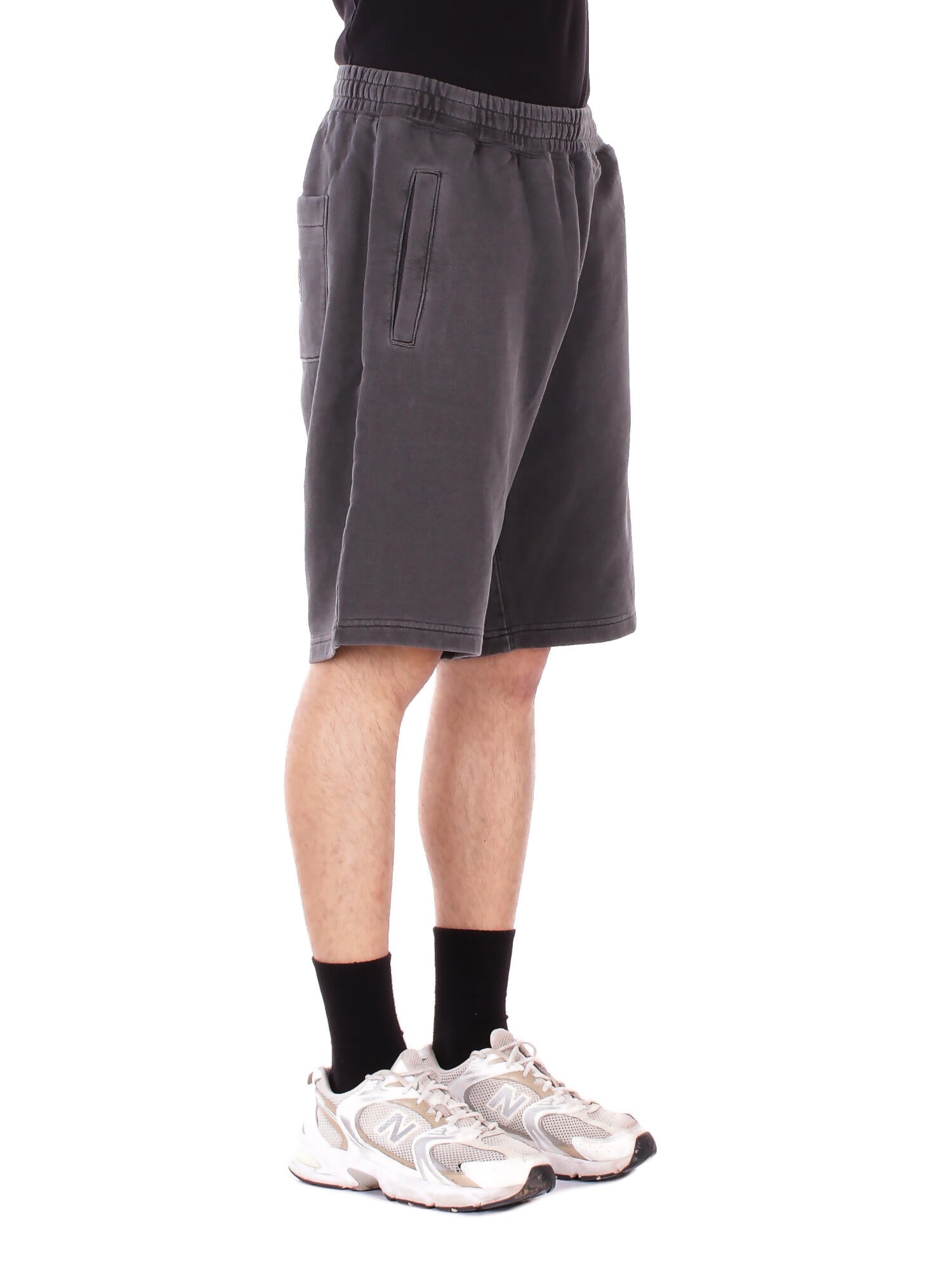 CARHARTT WIP Uomo Shorts I030130 89GD Nelson sweat short Black