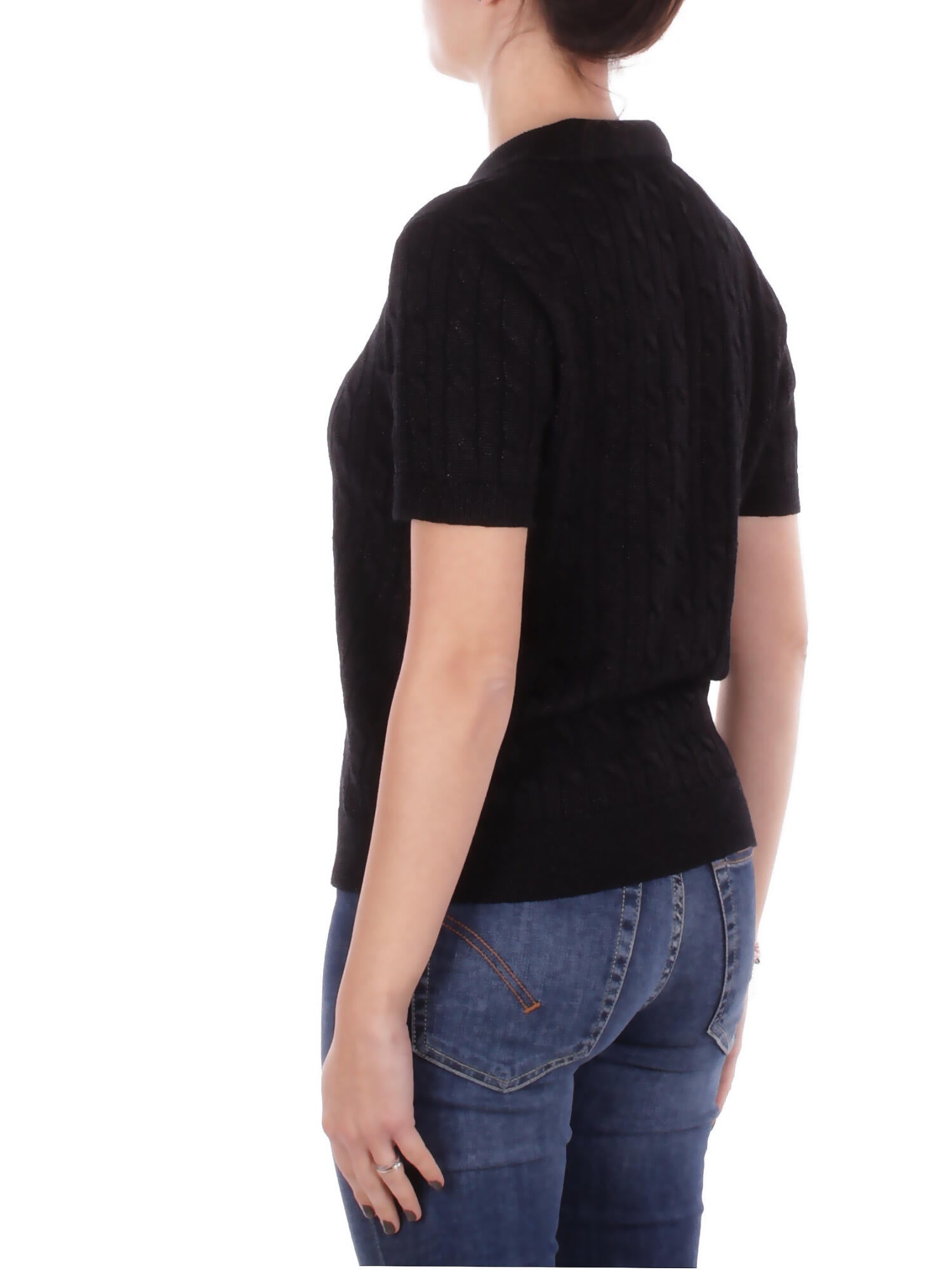 RALPH LAUREN Donna Polo 200979634 001 Natrissa short sleeve pullover Black