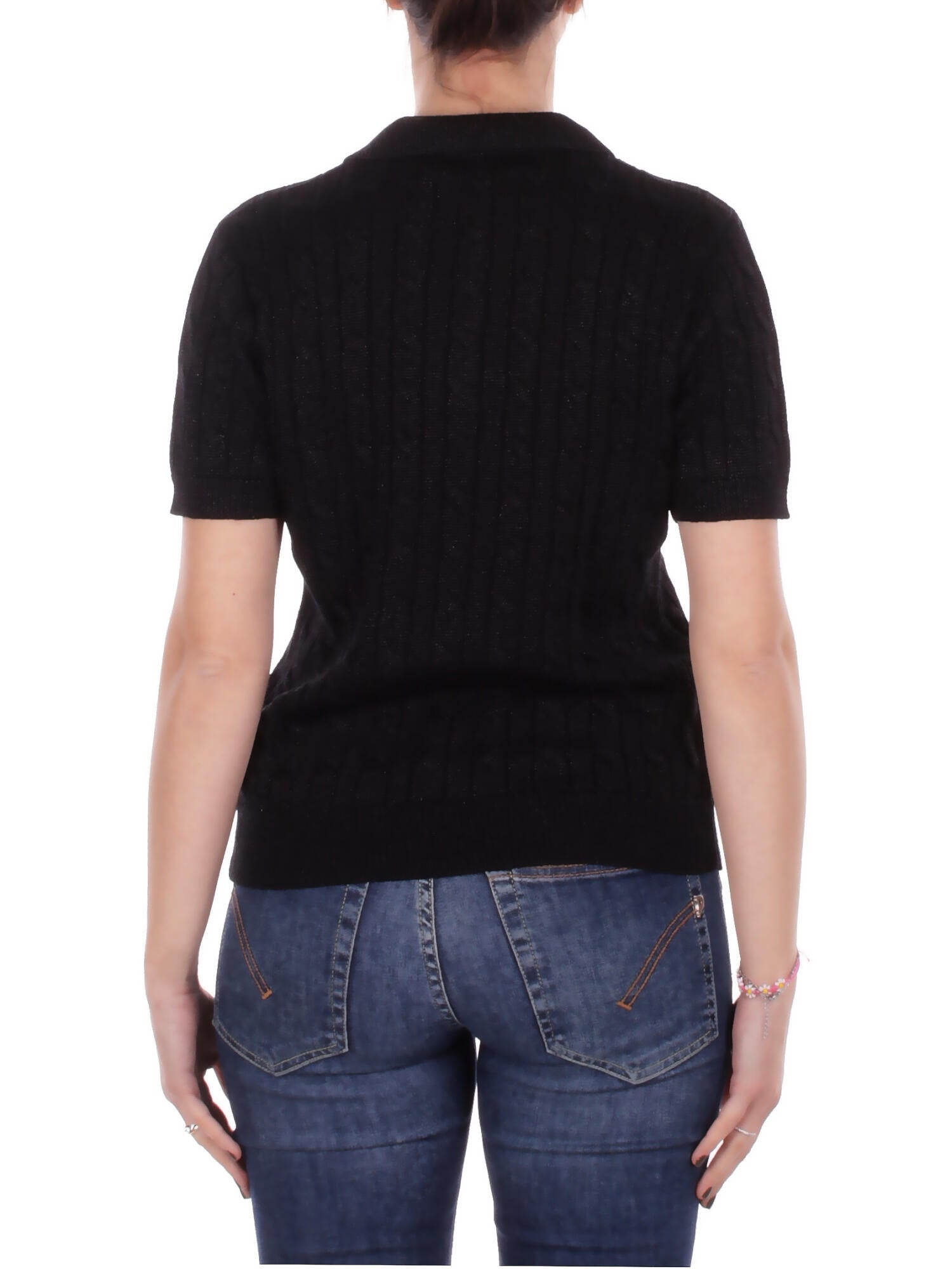 RALPH LAUREN Donna Polo 200979634 001 Natrissa short sleeve pullover Black