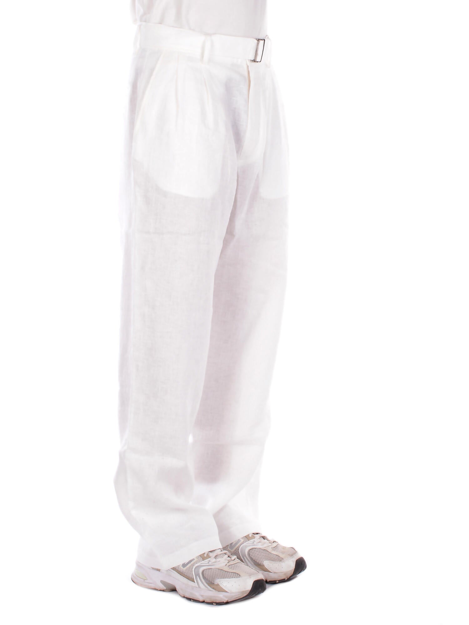 ALPHA STUDIO Uomo Pantalone AU5378Q 1003 Pantalone over pence Latte
