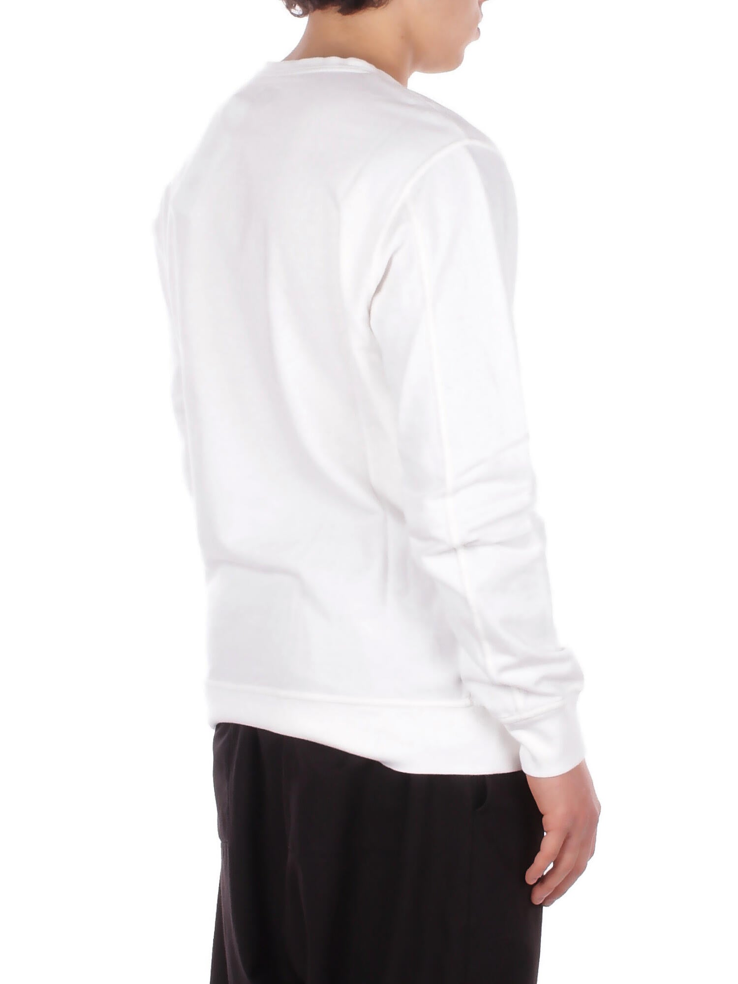 CP COMPANY Uomo Felpa RCCMSS711A002246G 103 Light fleece crewneck sweatshi Gauze white
