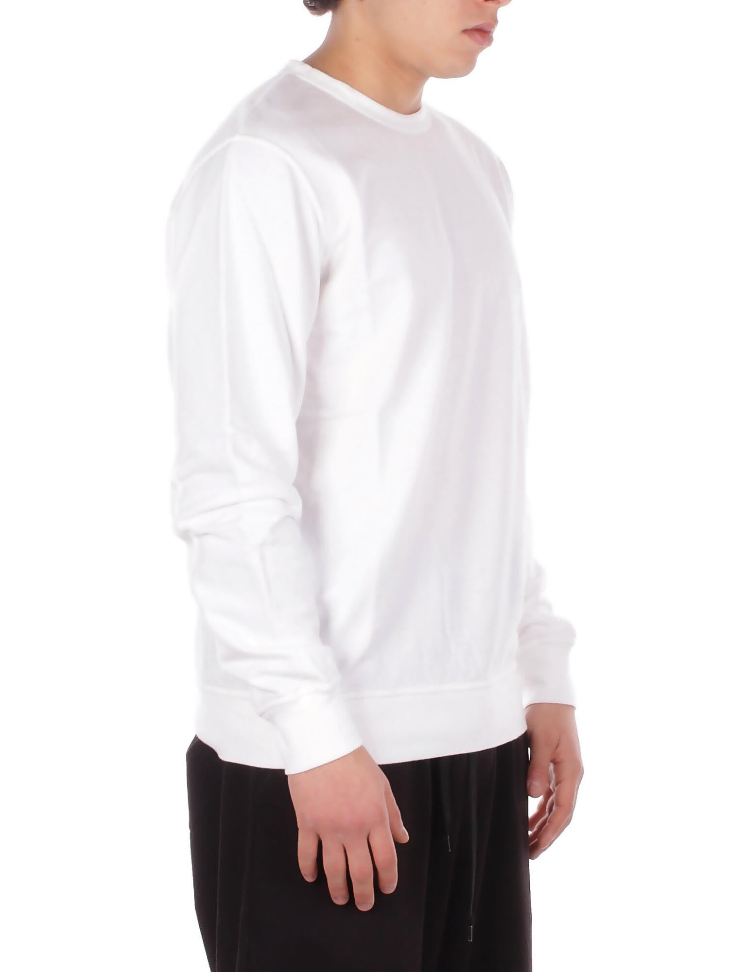 CP COMPANY Uomo Felpa RCCMSS711A002246G 103 Light fleece crewneck sweatshi Gauze white