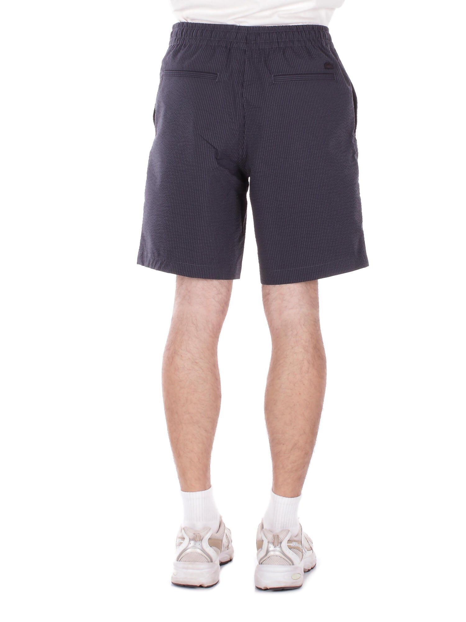 Image of LACOSTE Uomo Shorts GH1977 4CI Camicia Blu