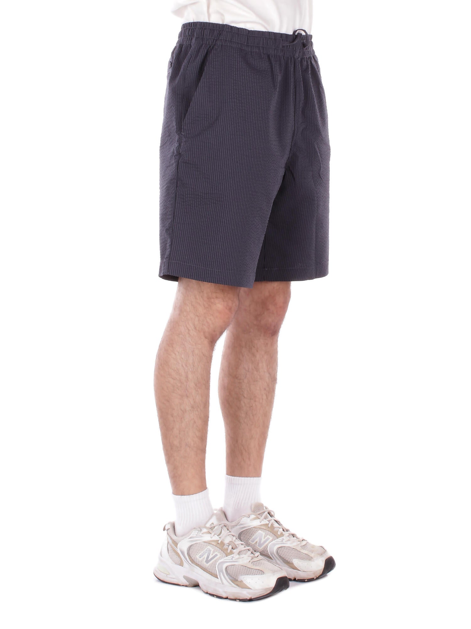 Image of LACOSTE Uomo Shorts GH1977 4CI Camicia Blu