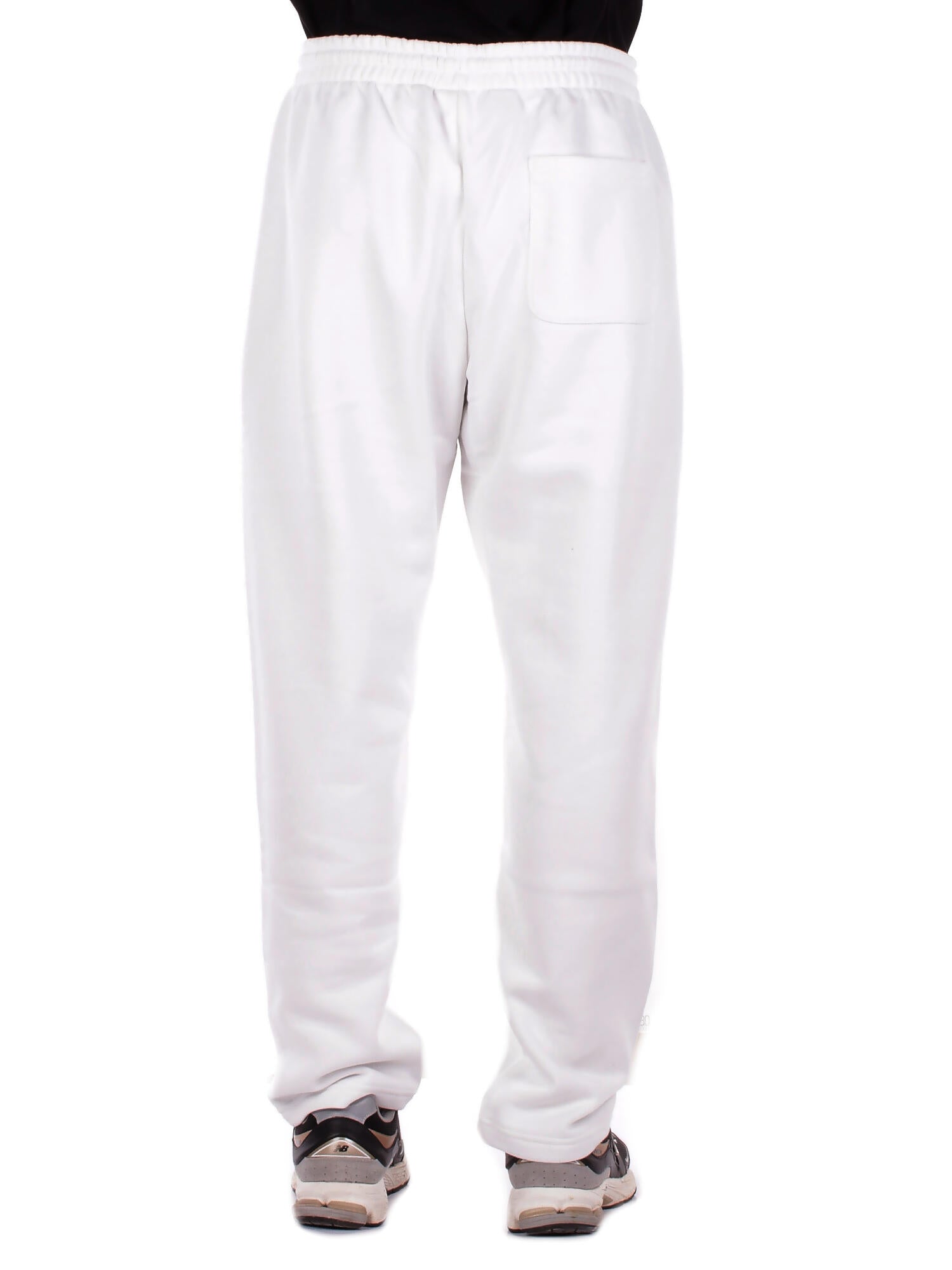 NEW BALANCE Unisex Pantalone MP53508 RFN Linear graphic fleece pant Ghiaccio