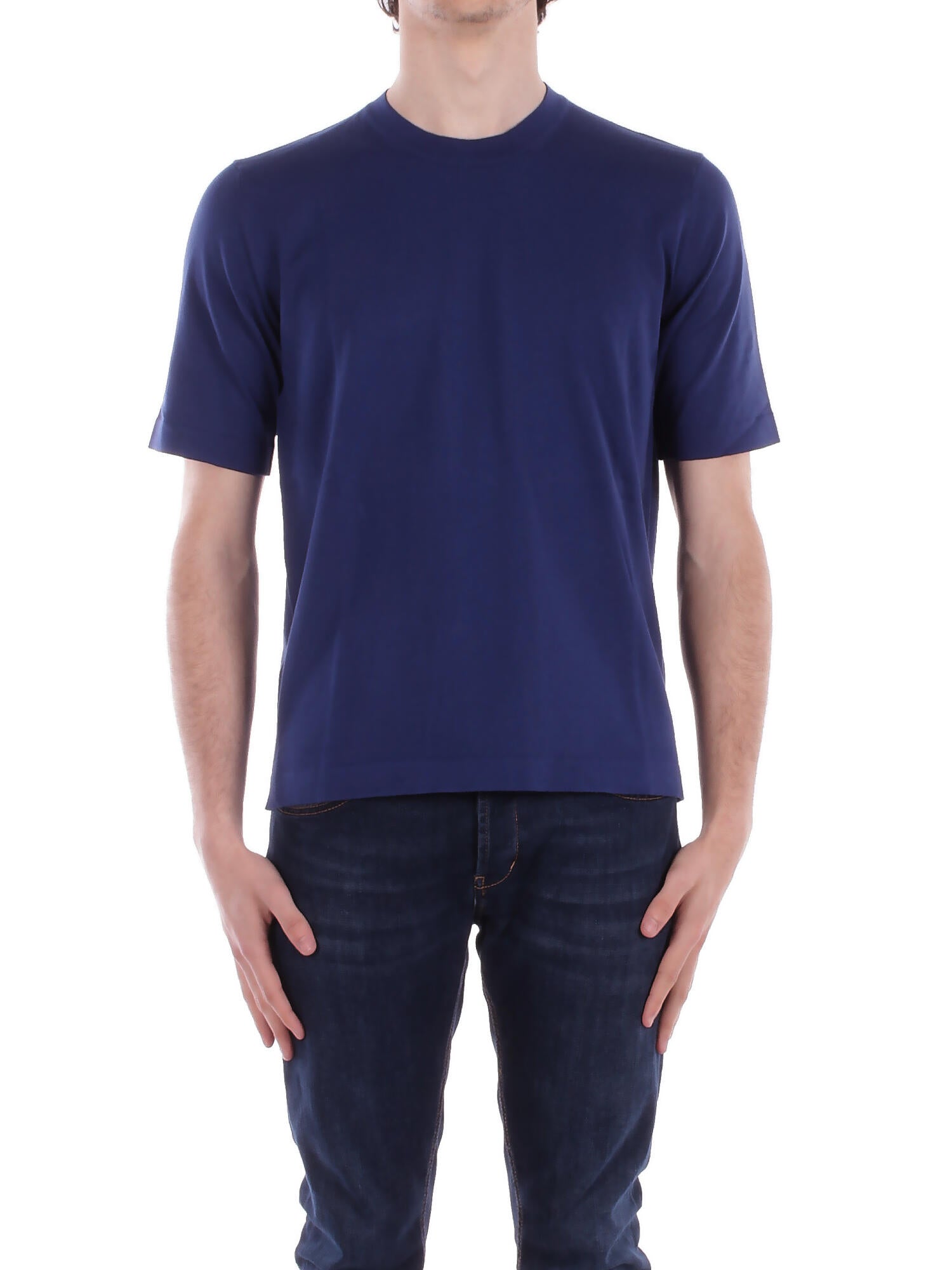 KWAY Uomo T-shirt K4126SW 868 Combe Blu