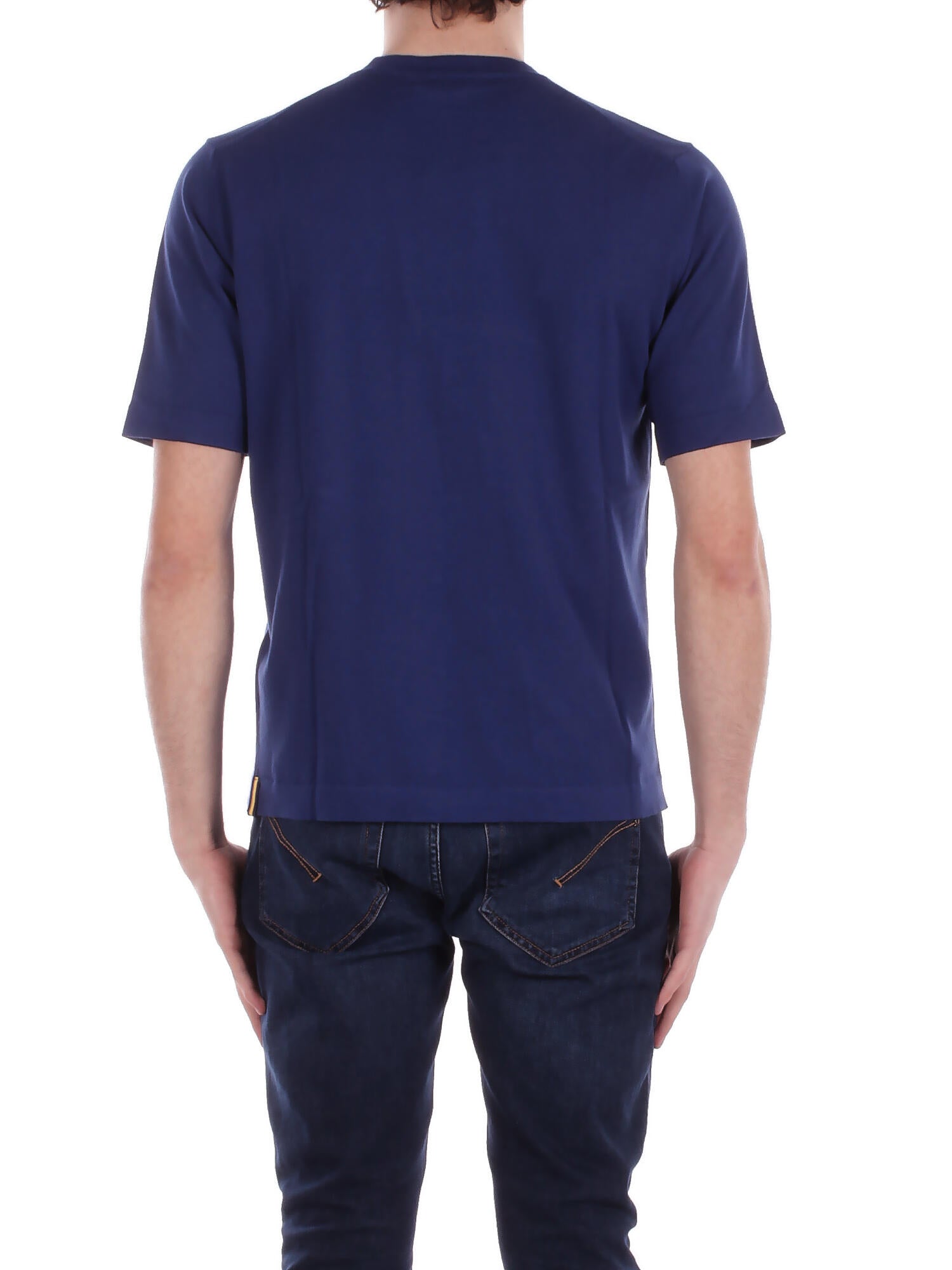 KWAY Uomo T-shirt K4126SW 868 Combe Blu