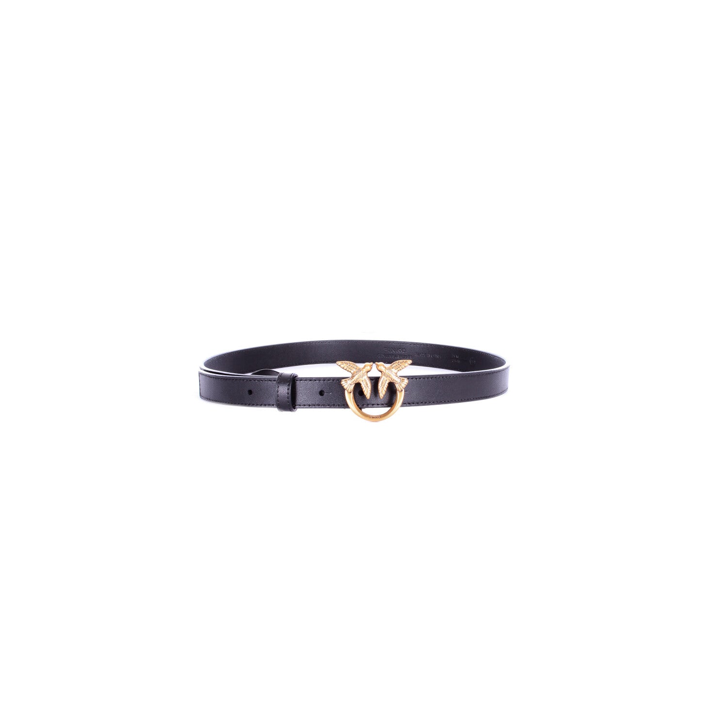 PINKO Donna Cintura 100143A0F1 Z99Q Love berry h2 belt Nero gold