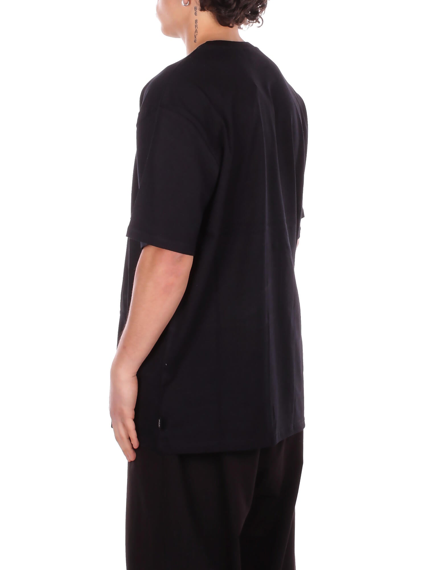 GCDS Uomo T-shirt Z0MLQC109J101 999B Band logo tonal loose ss t-shi Black