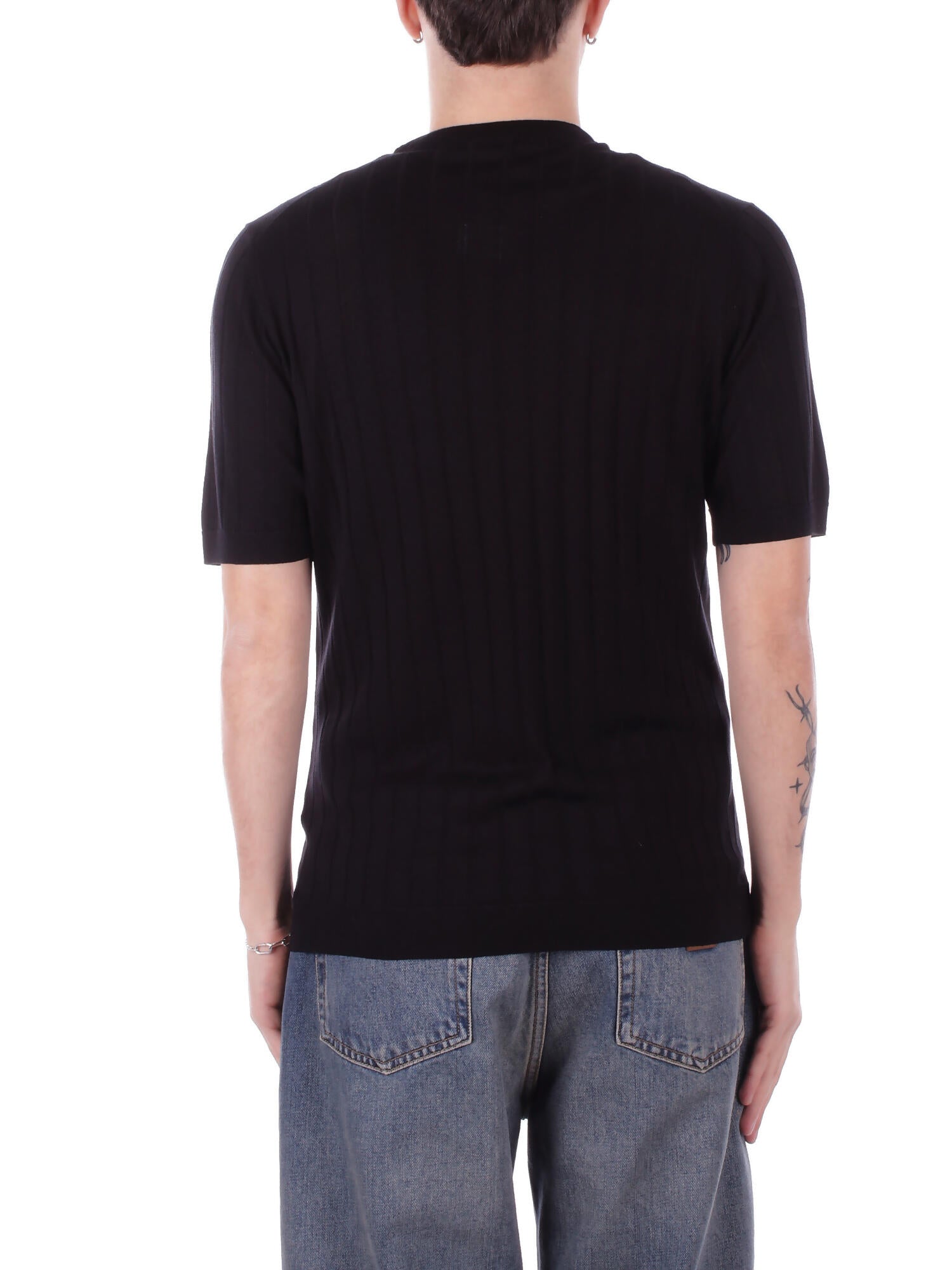 TAGLIATORE Uomo Maglia RODEN PE PWE25 NERO Tre quarti Nero