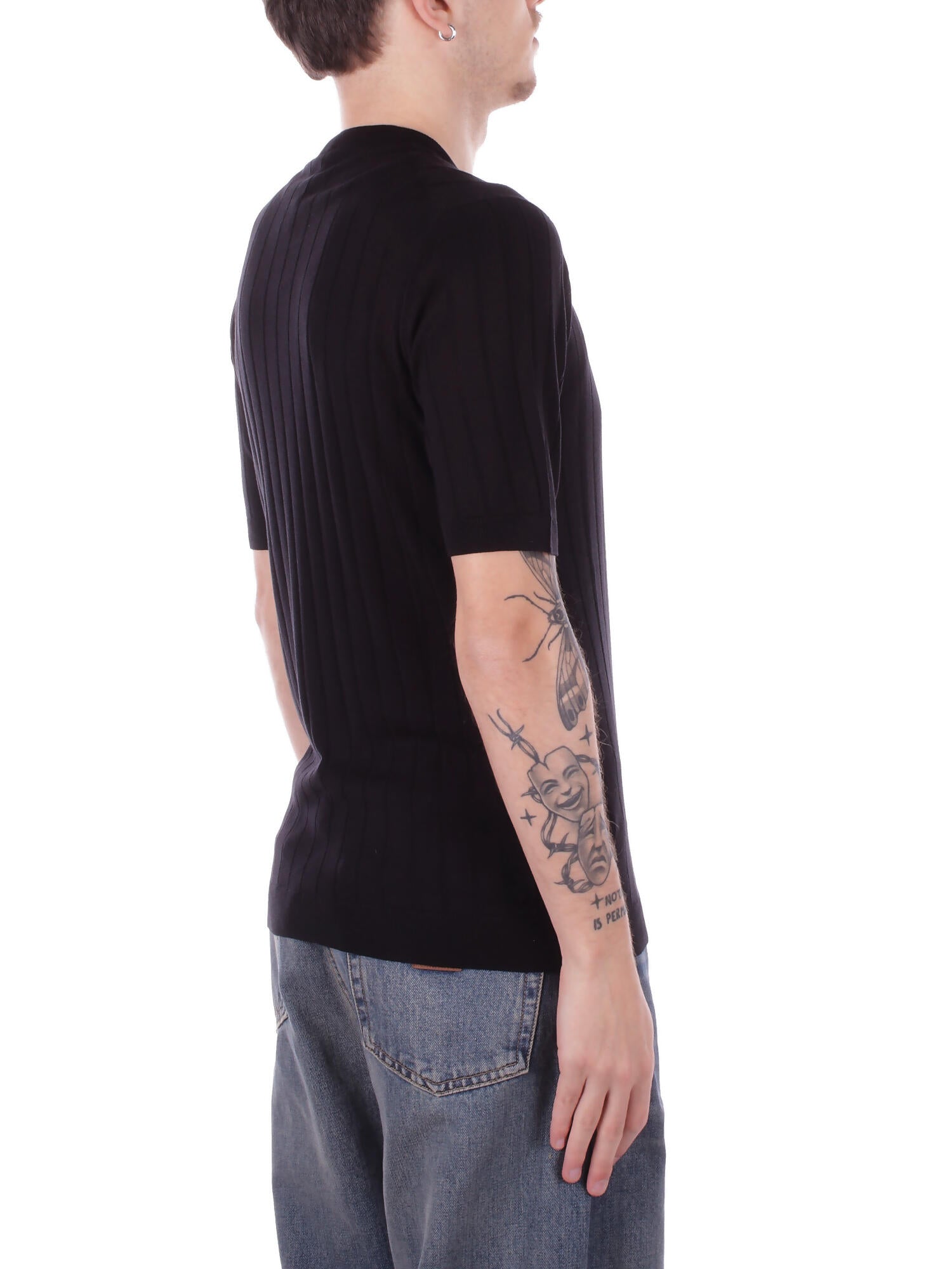 TAGLIATORE Uomo Maglia RODEN PE PWE25 NERO Tre quarti Nero