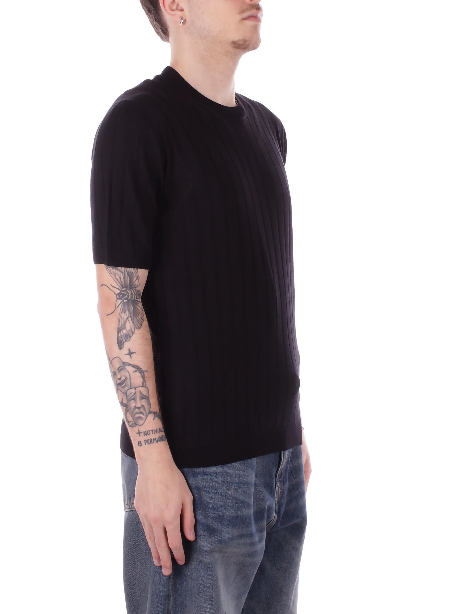 TAGLIATORE Uomo Maglia RODEN PE PWE25 NERO Tre quarti Nero