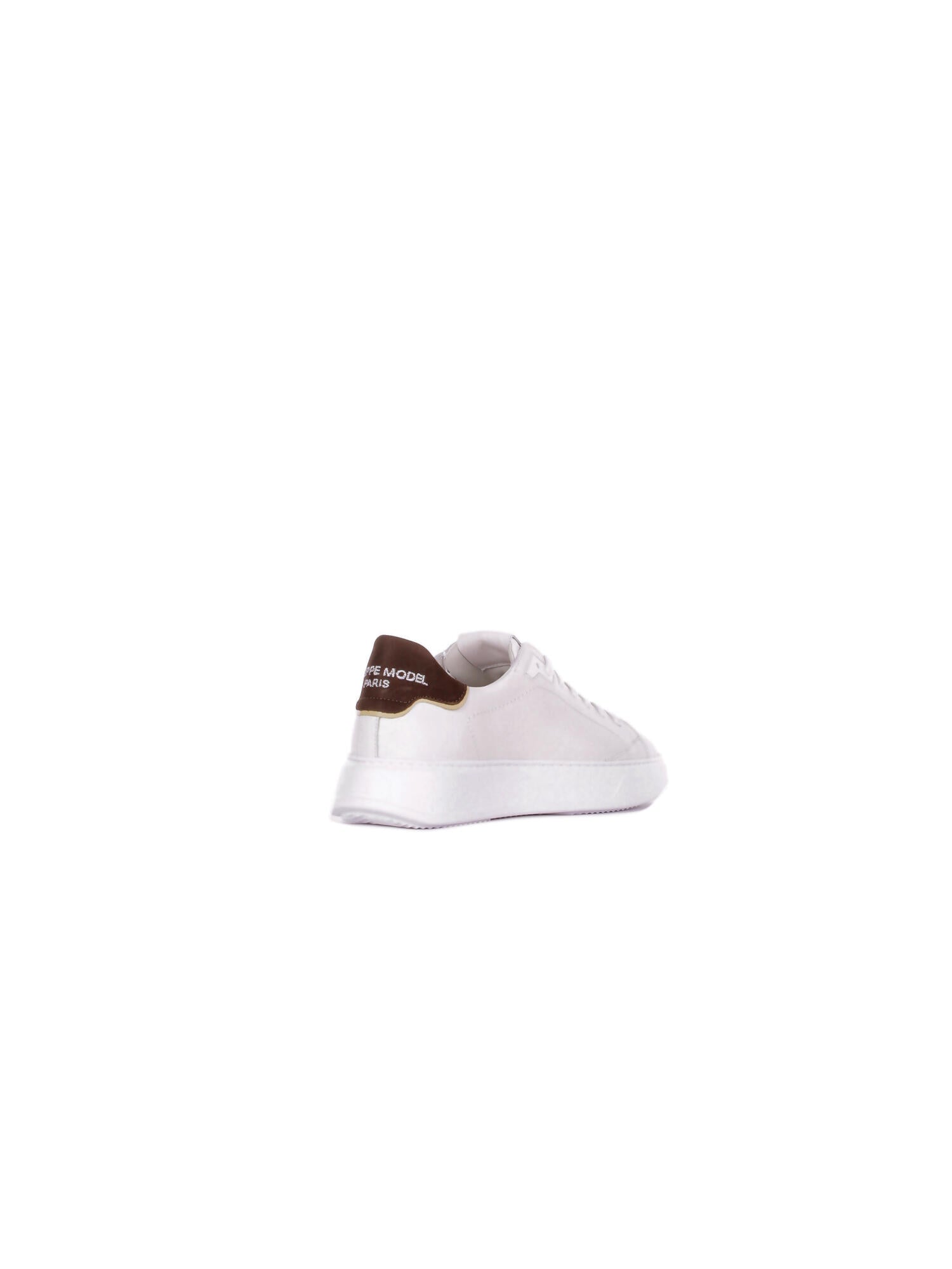Image of PHILIPPE MODEL PARIS Uomo Sneakers BTLU VU01 Temple low man White brown