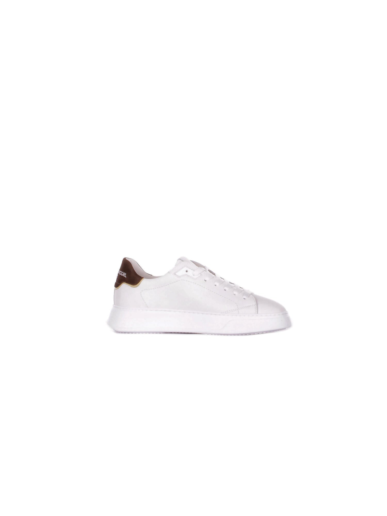 Image of PHILIPPE MODEL PARIS Uomo Sneakers BTLU VU01 Temple low man White brown