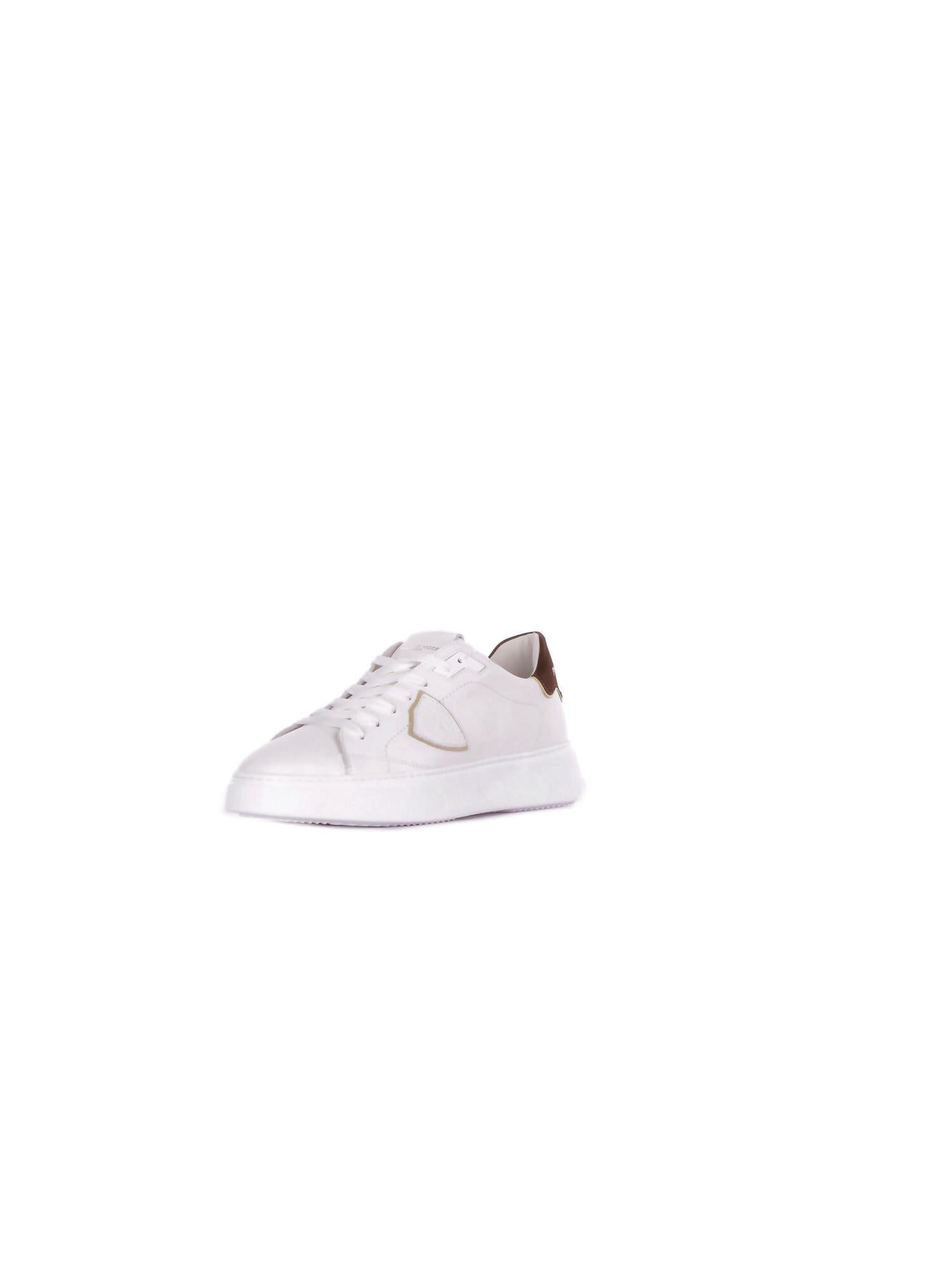 Image of PHILIPPE MODEL PARIS Uomo Sneakers BTLU VU01 Temple low man White brown