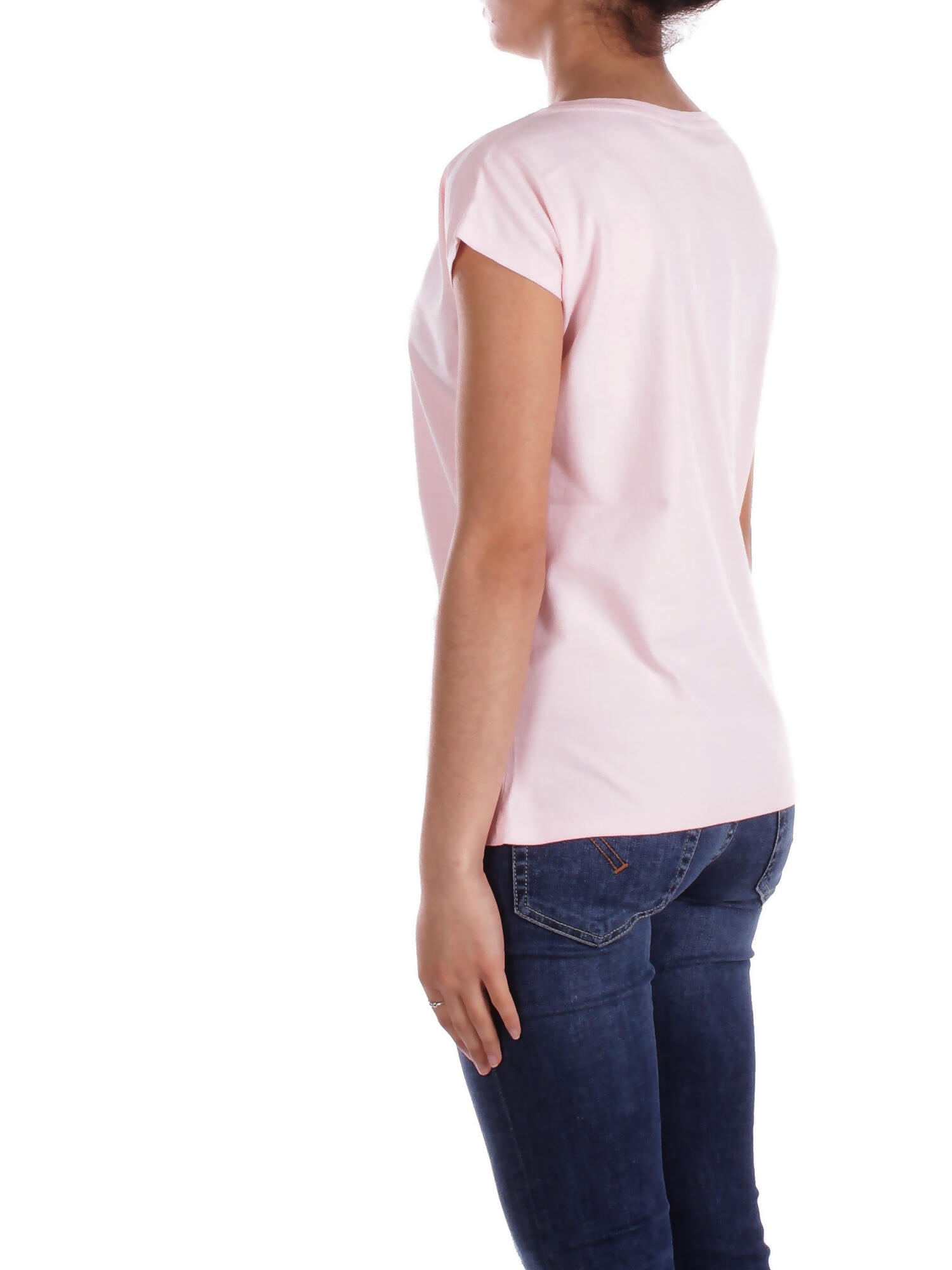 Image of RALPH LAUREN Donna T-shirt 200963873 003 Grieta short sleeve t-shirt Pink