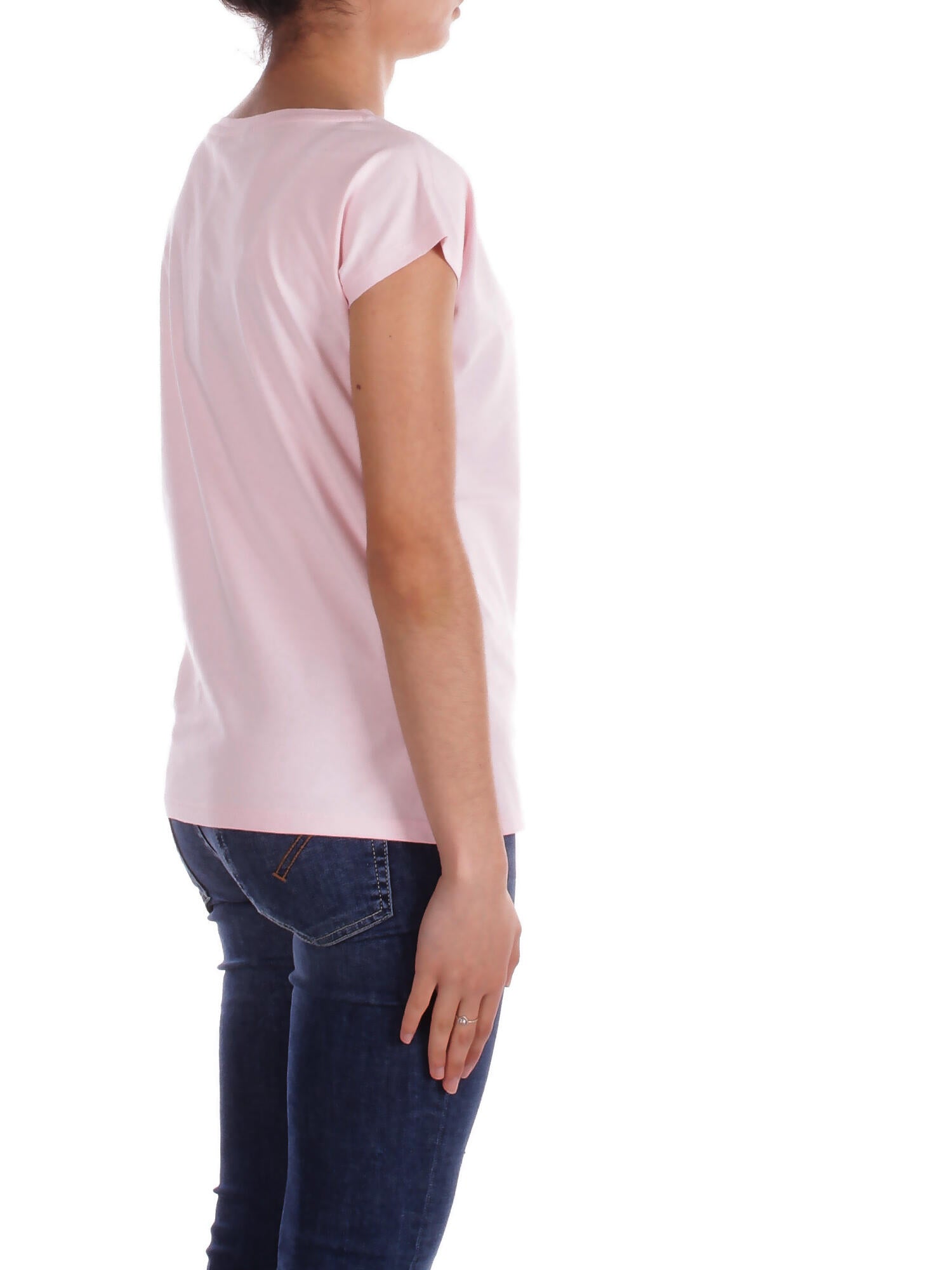 Image of RALPH LAUREN Donna T-shirt 200963873 003 Grieta short sleeve t-shirt Pink