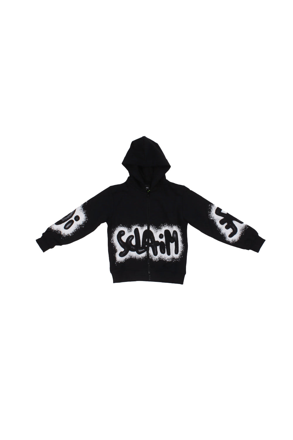 DISCLAIMER Bambino Felpa 25IDK58620 NERO Maglia bimbo con zip in felpa Nero