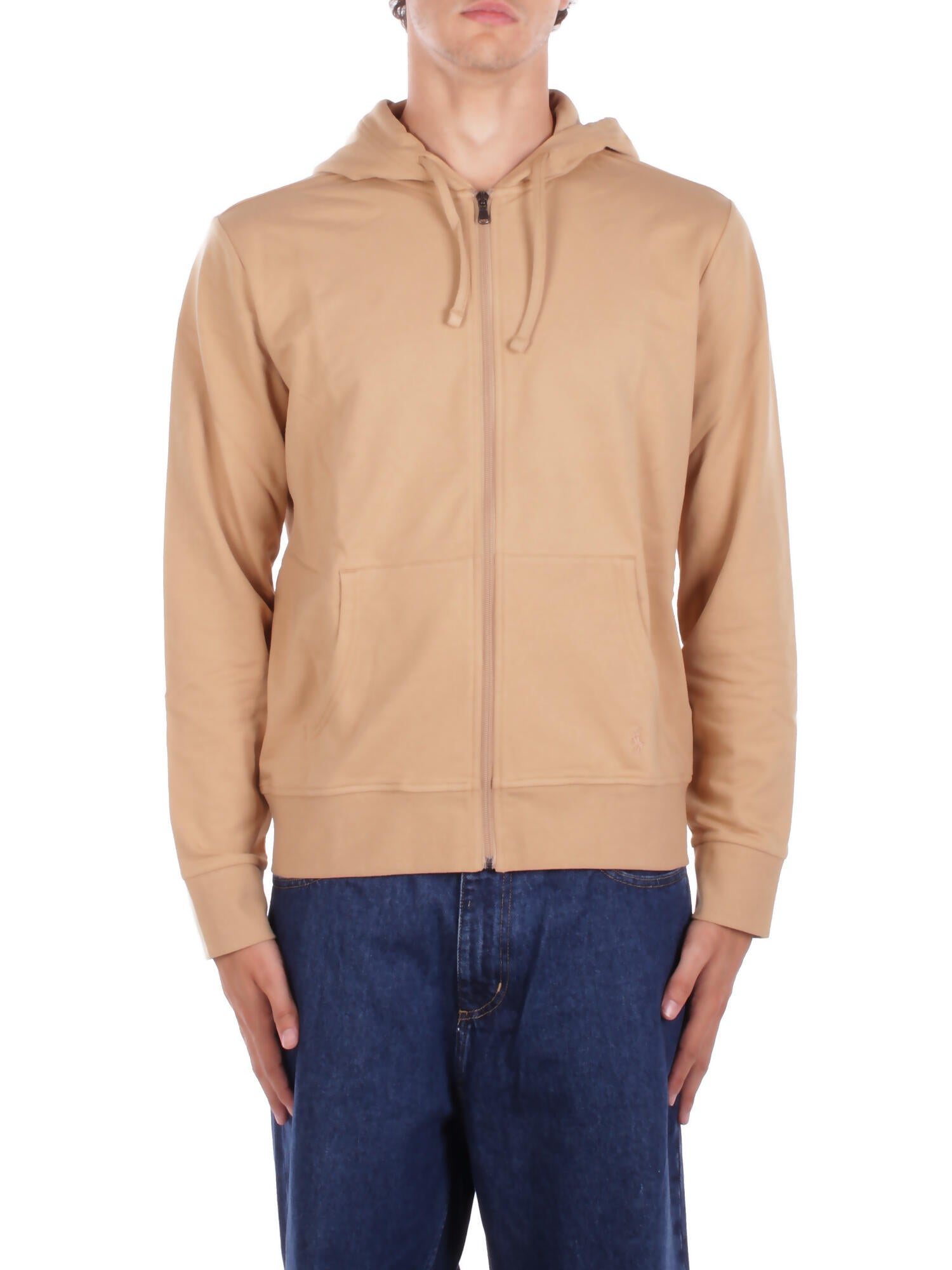 RALPH LAUREN Uomo Felpa 714962527 008 Hoodie lounge top Cammello