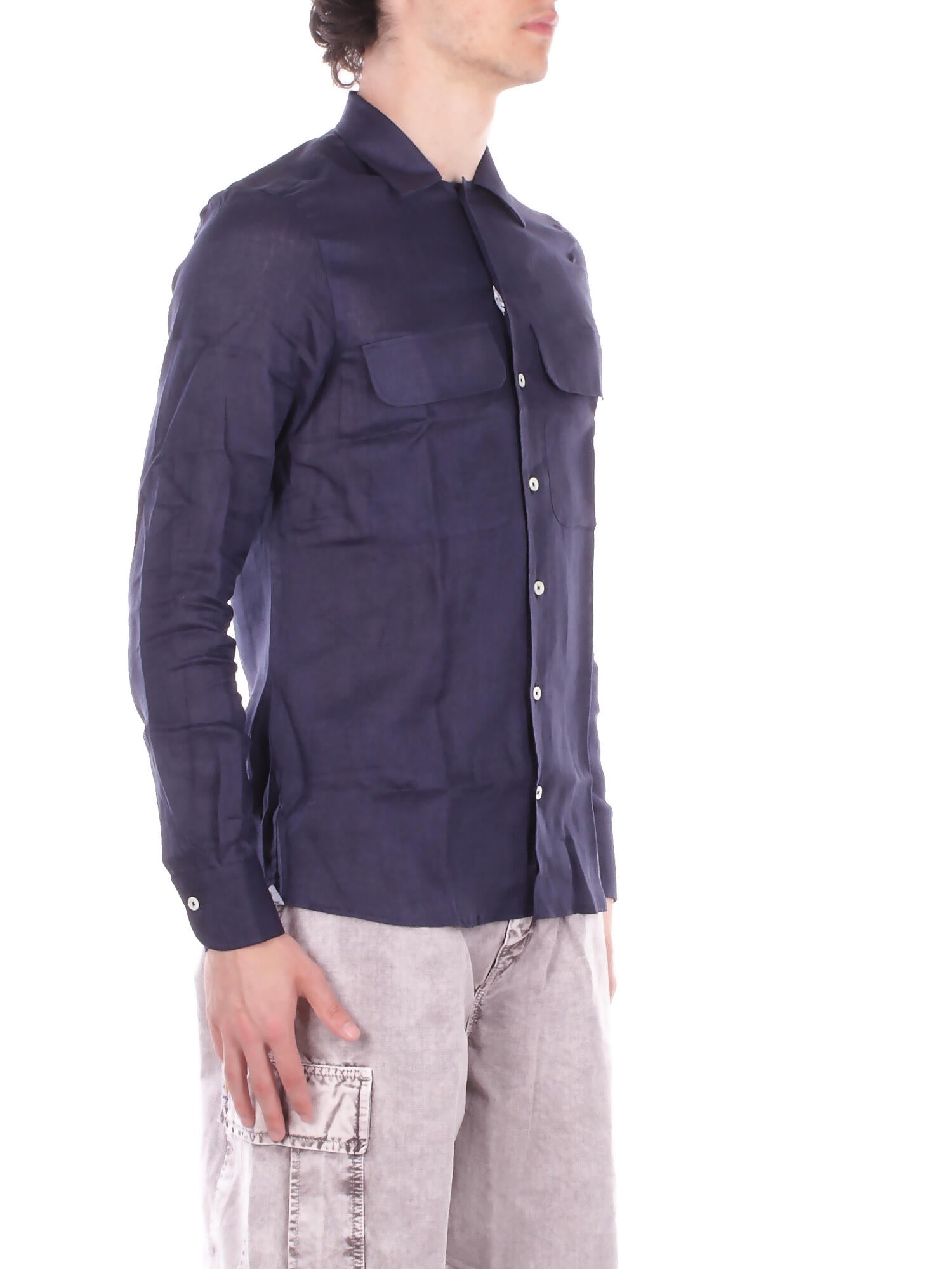 Image of TAGLIATORE Uomo Camicia ROWAN740005 B010  Navy