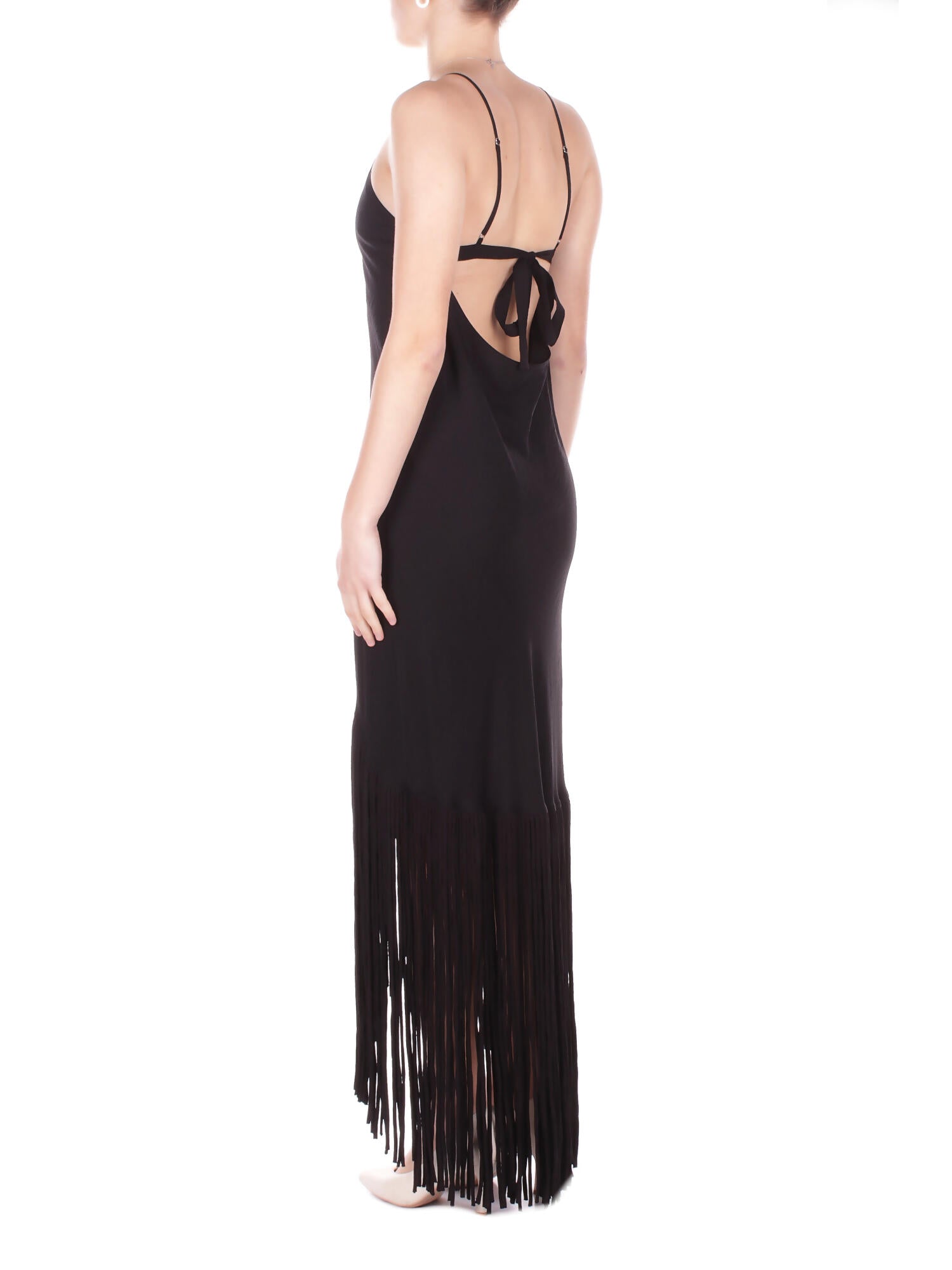 Image of PINKO Donna Abito 106825A3AY Z99 Badia abito tela viscosa Nero