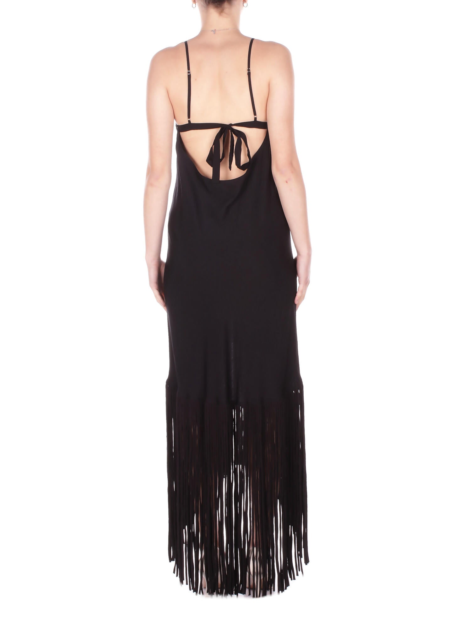 Image of PINKO Donna Abito 106825A3AY Z99 Badia abito tela viscosa Nero