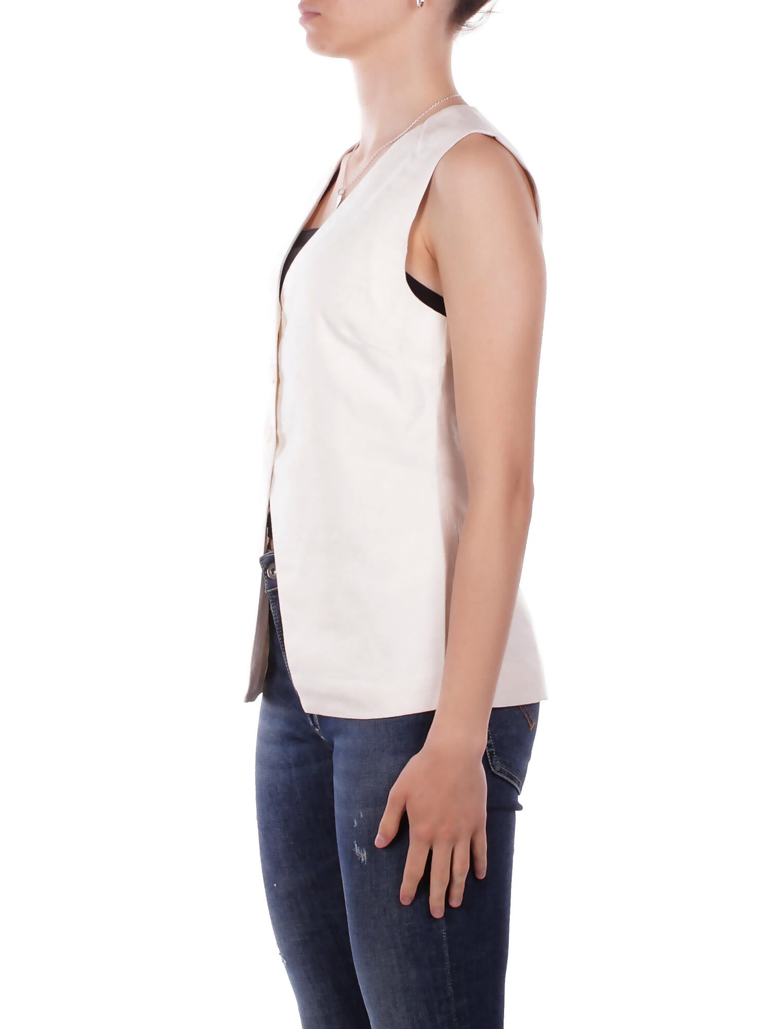Image of ONLY Donna Gilet 15367399 CLOUD DANCER Onltila life s\l waistcoat tlr Cloud dancer