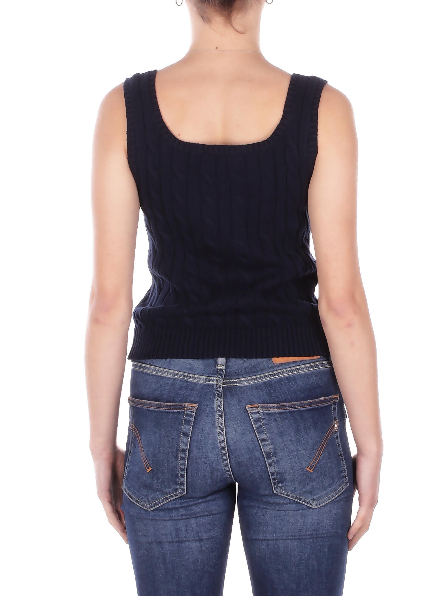 RALPH LAUREN Donna Canotta 200862152 007 Riduan sleeveless pullover Navy
