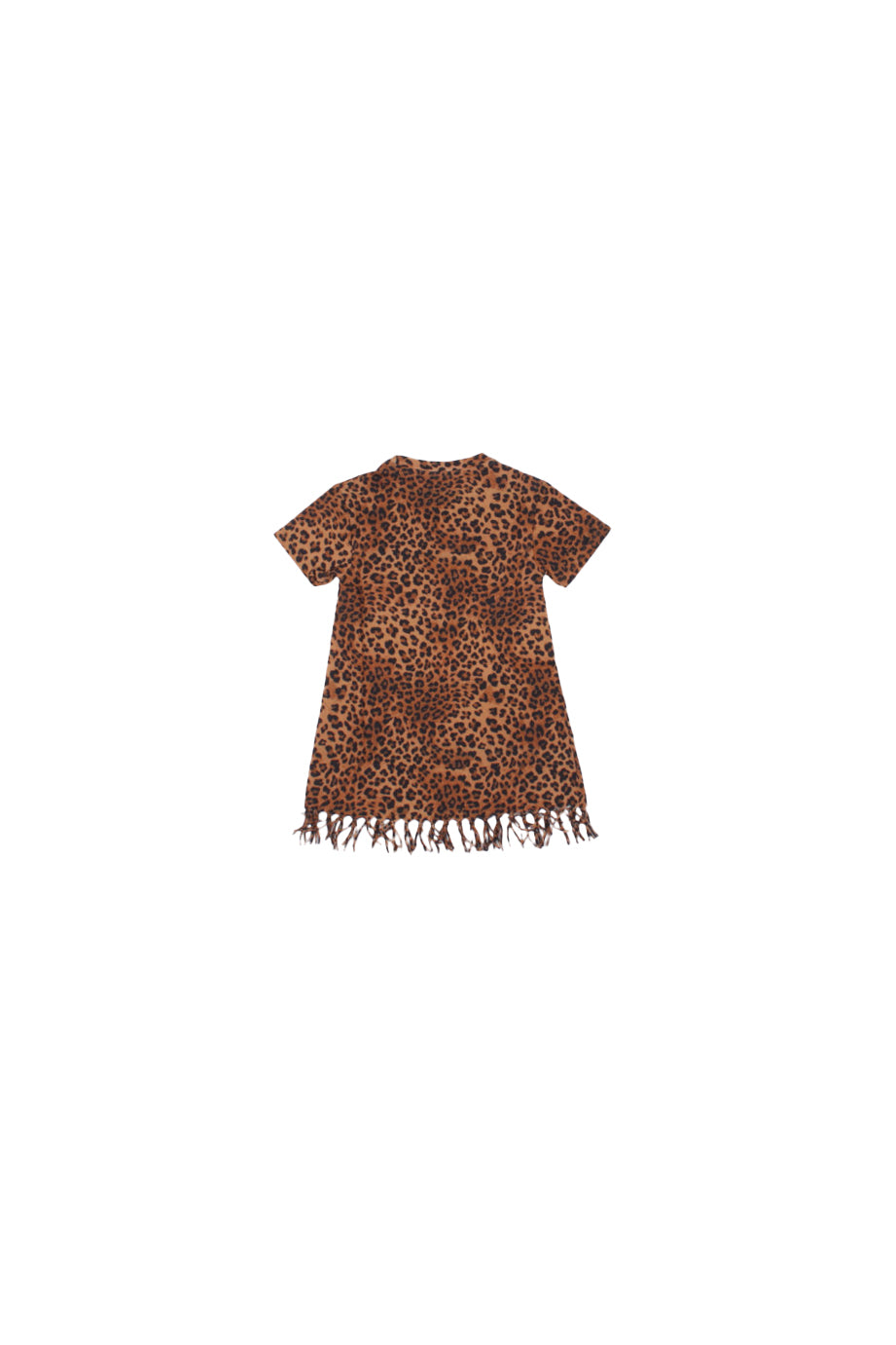Image of MC2 SAINT BARTH Bambina Abito ABY0001 03838H 11 Abbey sand leopard Leopard