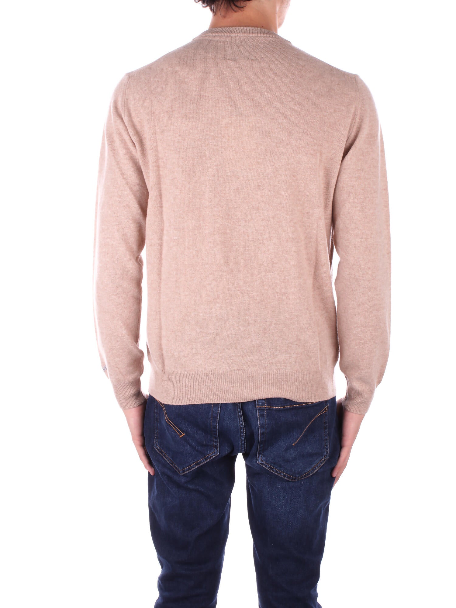 WOOLRICH Uomo Maglia CFWOKN0278MRUF0469 8925 Lambswool crewneck Beige