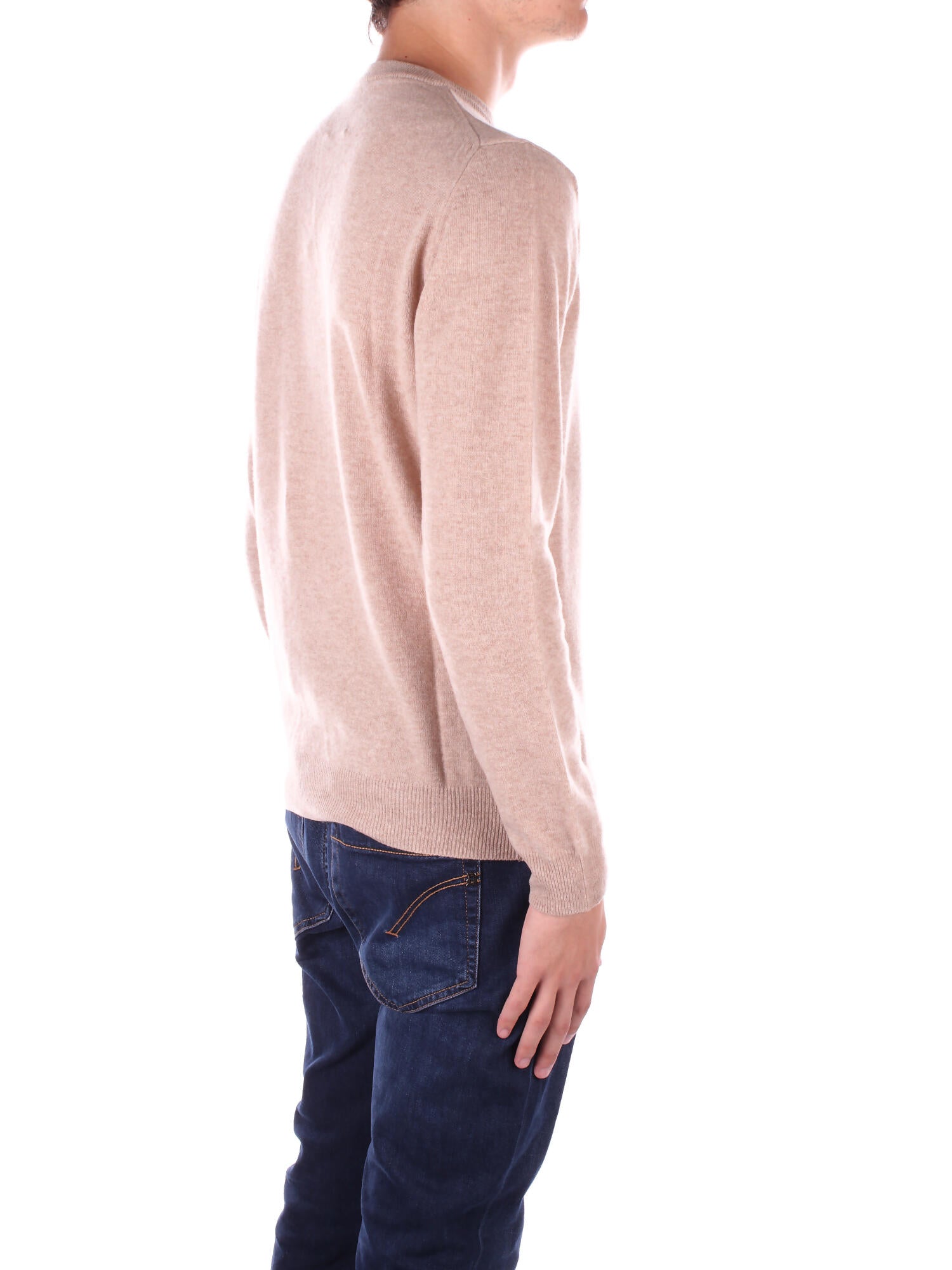 WOOLRICH Uomo Maglia CFWOKN0278MRUF0469 8925 Lambswool crewneck Beige