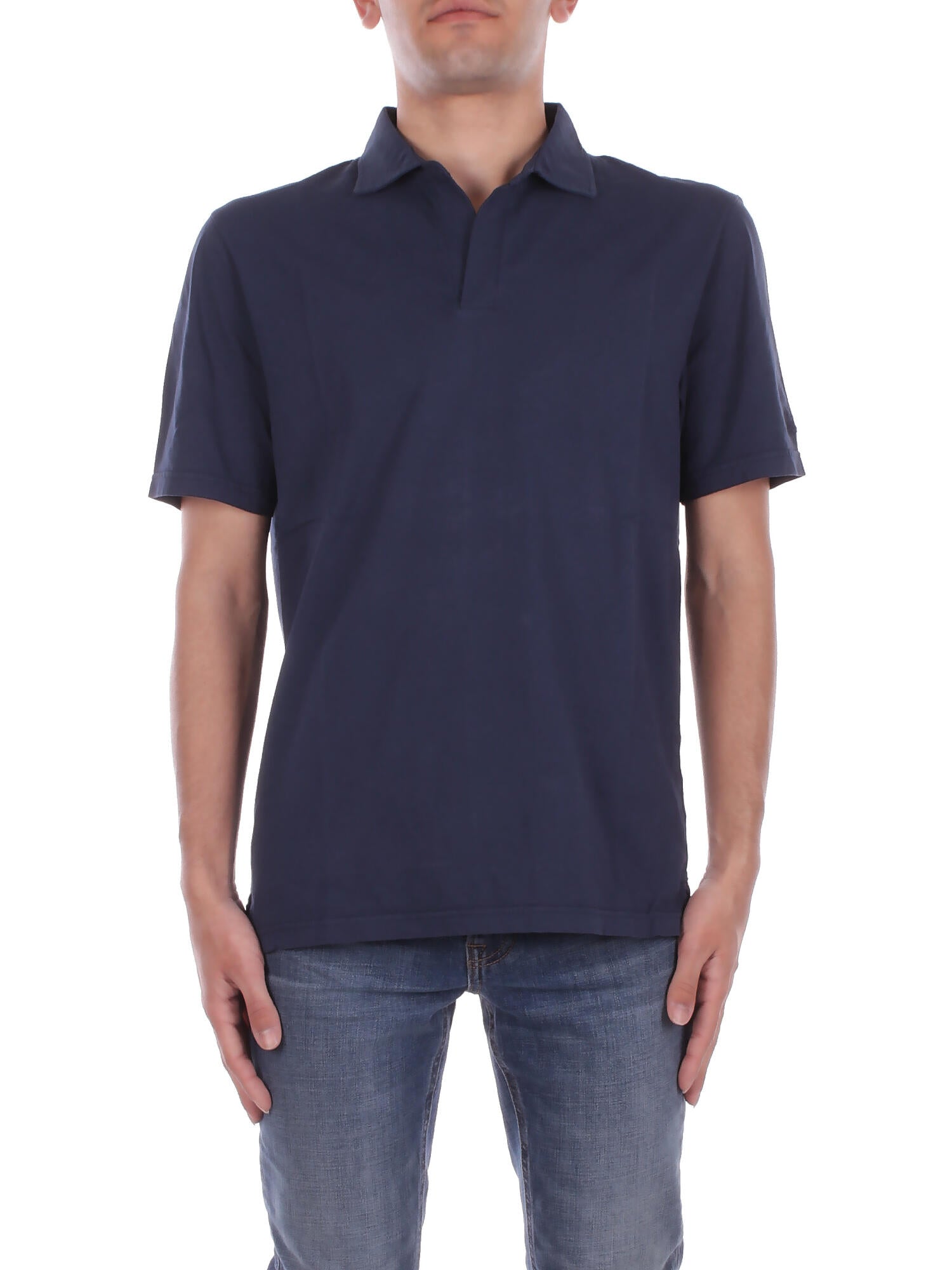 Image of MC2 SAINT BARTH Uomo Polo BRGH001 00151H 61 Brighton Blu navy