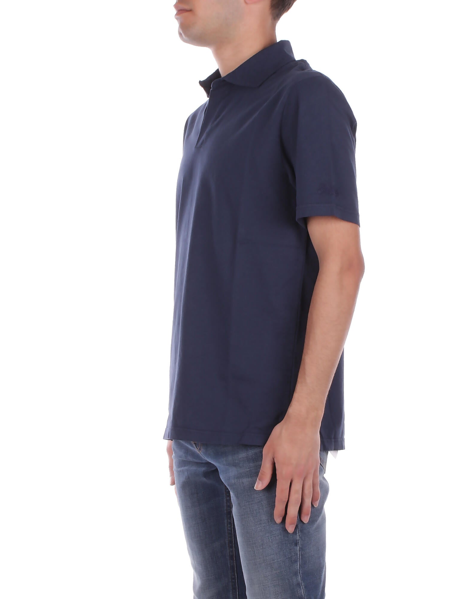 Image of MC2 SAINT BARTH Uomo Polo BRGH001 00151H 61 Brighton Blu navy