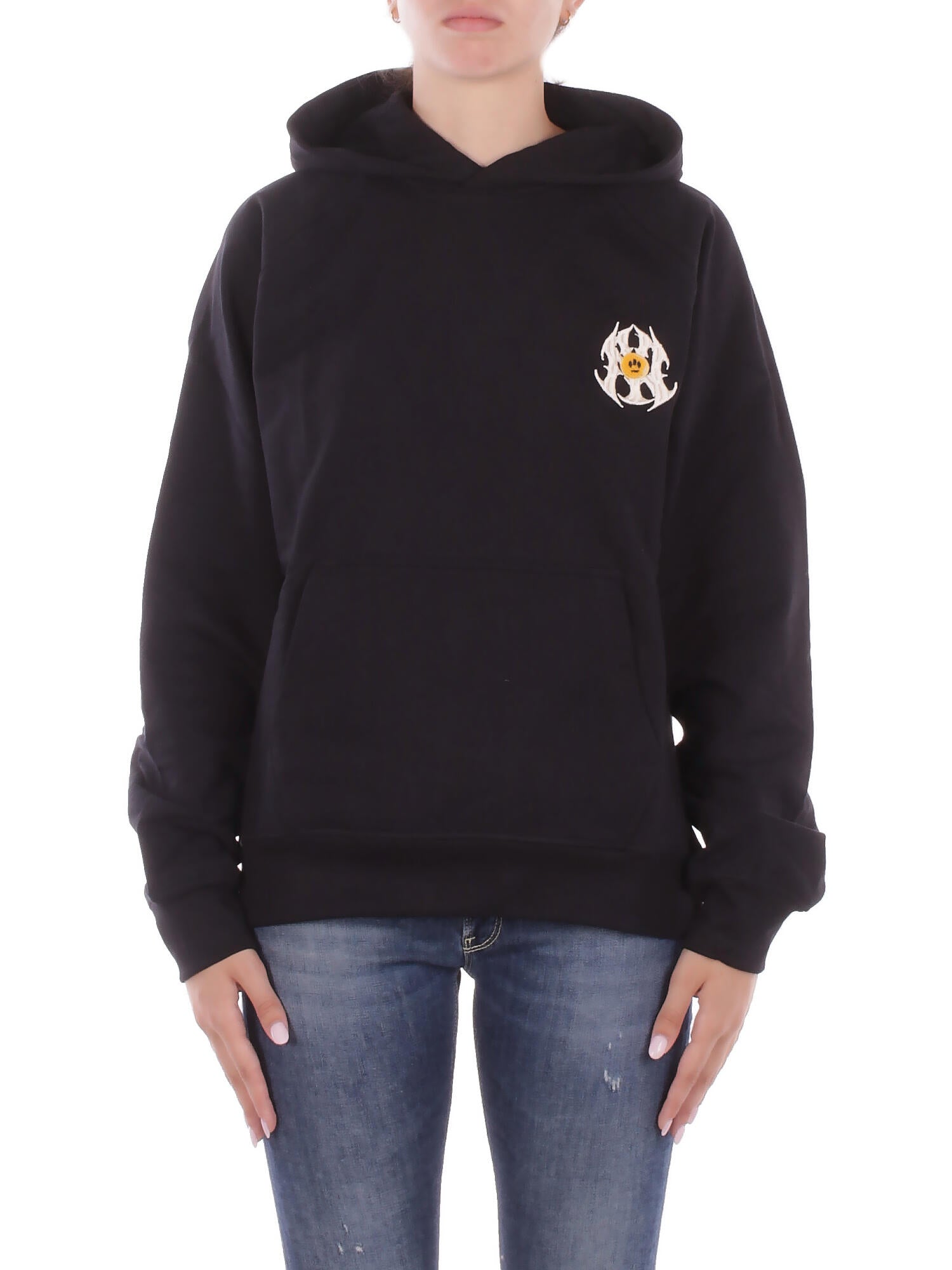 BARROW Unisex Felpa F5BWUAHS040 110 Hoodie unisex Nero