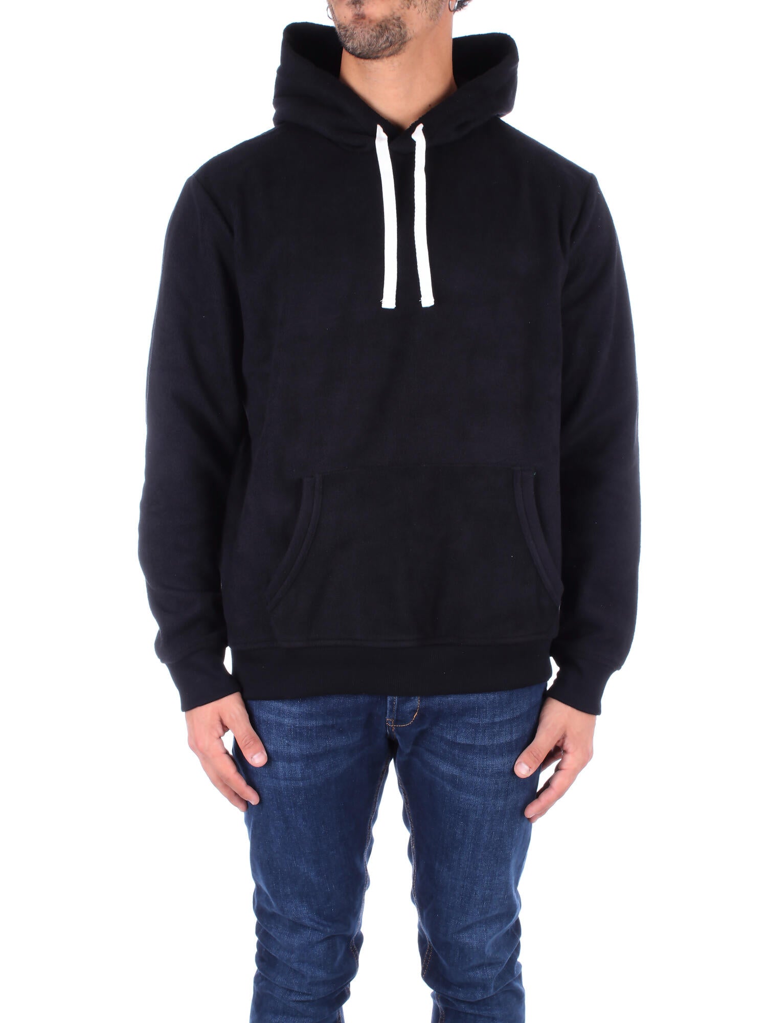 RALPH LAUREN Uomo Felpa 714915967 001 Hoodie sleep top Black