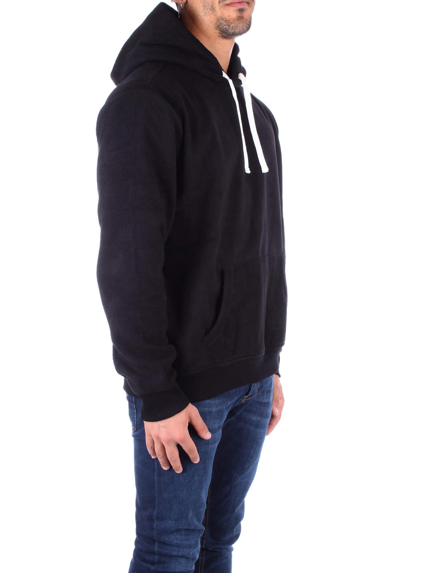 RALPH LAUREN Uomo Felpa 714915967 001 Hoodie sleep top Black