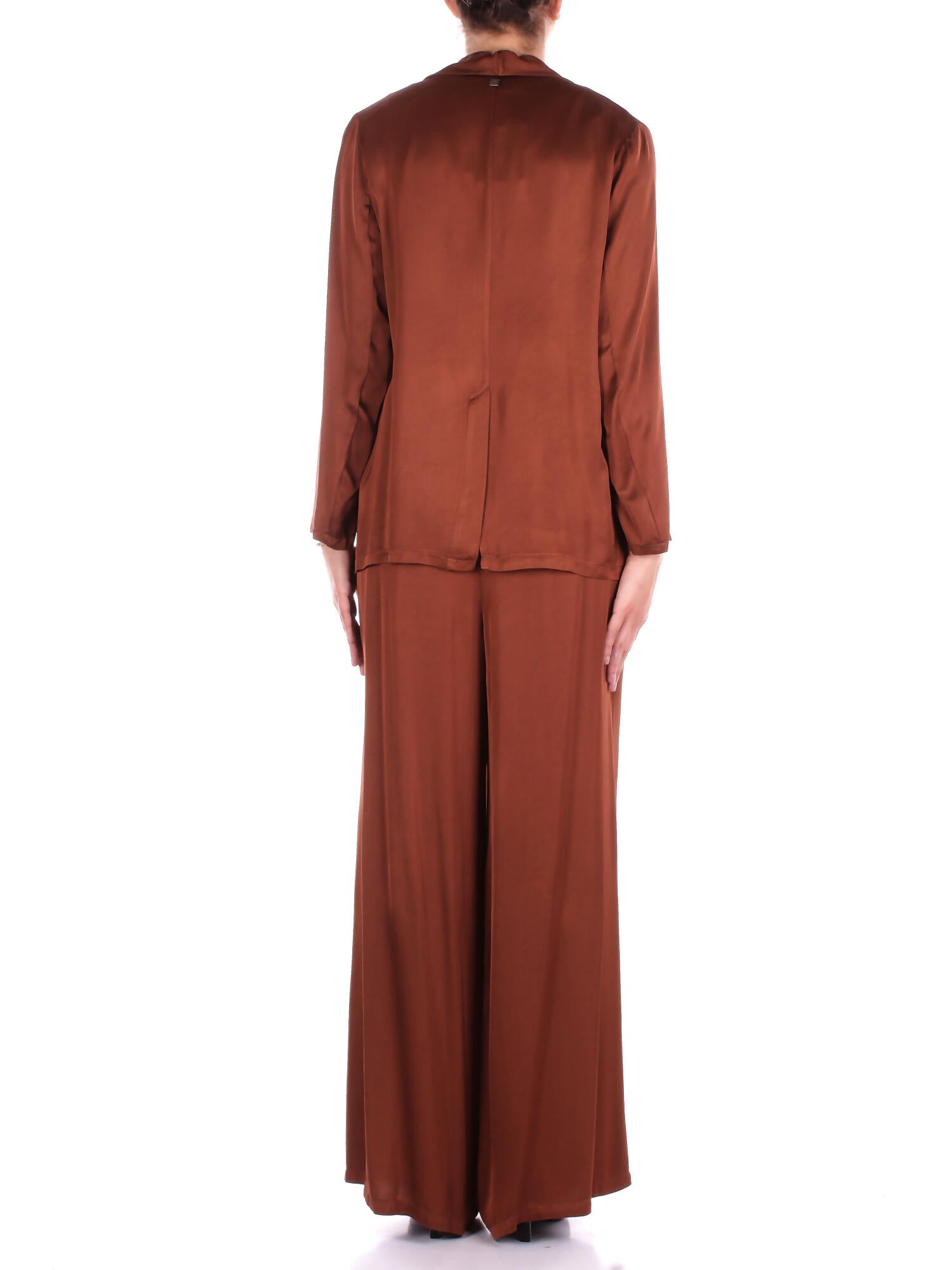 MANILA GRACE Donna Giacca G049VU MD489 Blazer smoking Terra