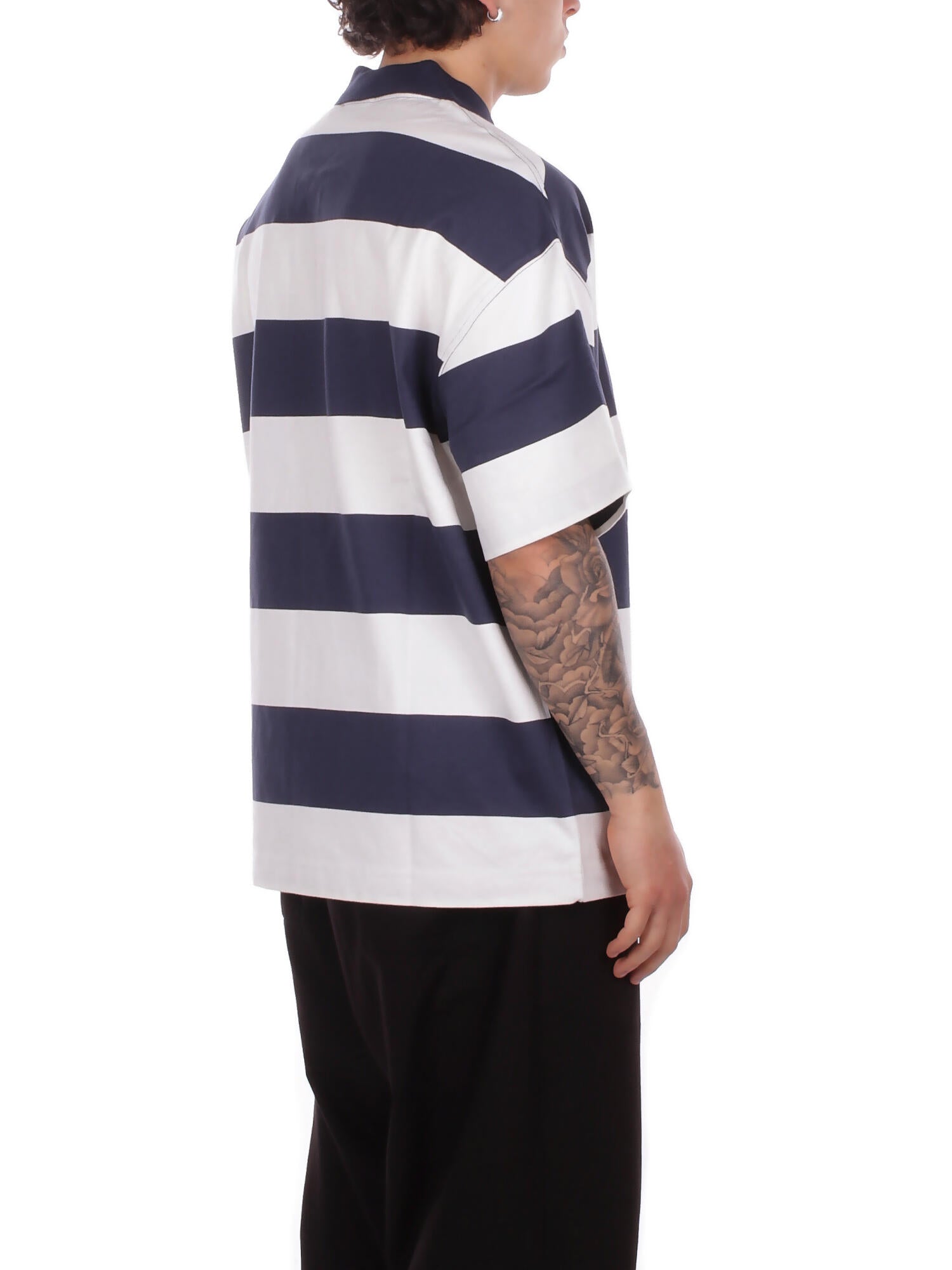 CARHARTT WIP Uomo Polo I036187 3LEXX S\s delray polo Riga blu